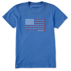 Women's Golf Flag Short Sleeve Tee