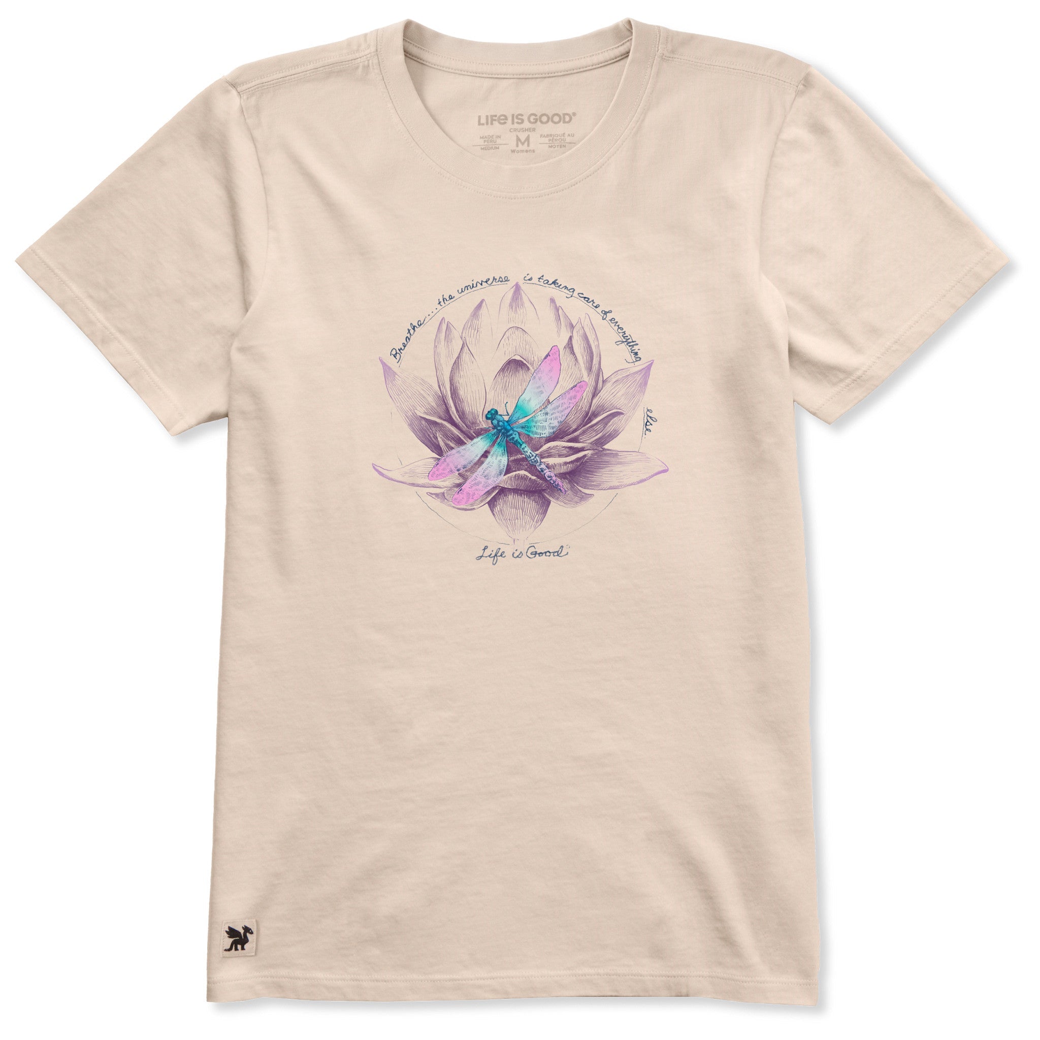 Women's Dragonfly Lotus Breathe Short Sleeve Tee