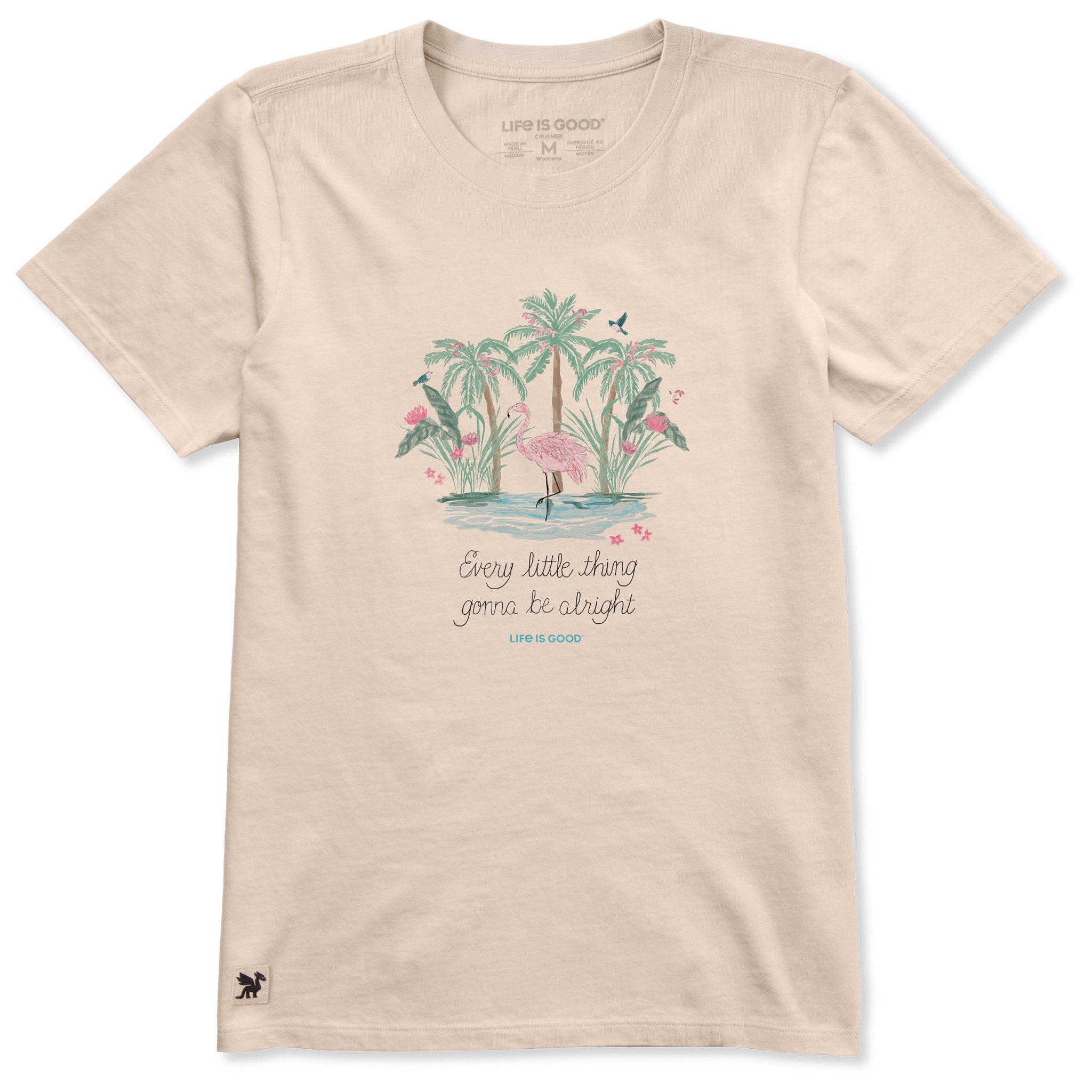Women's Every Little Thing Flamingo Short Sleeve Tee
