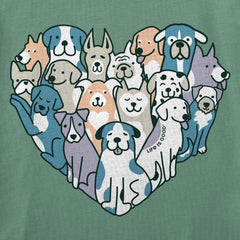 Women's Heart of Dogs Short Sleeve Tee