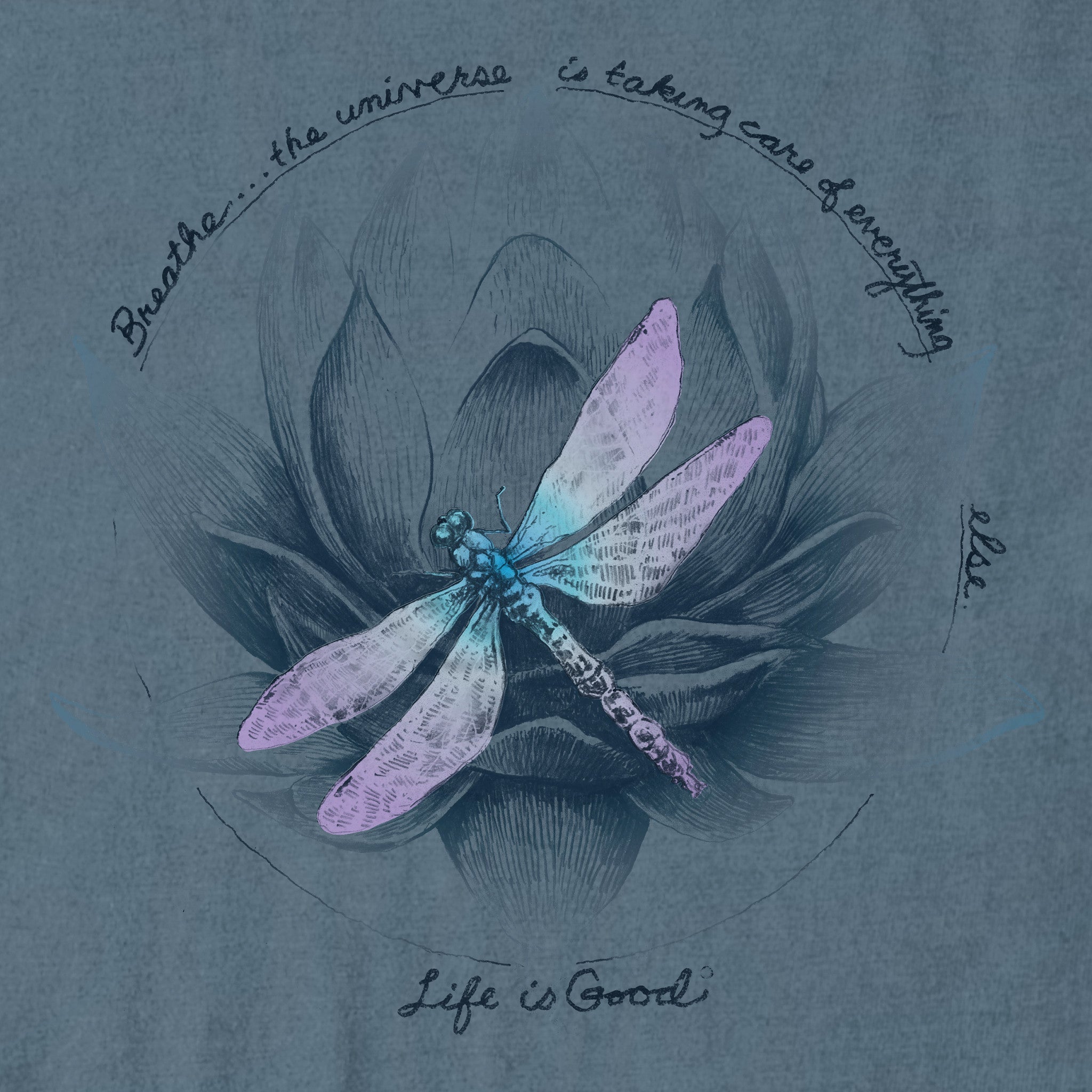 Women's Dragonfly Lotus Breathe Short Sleeve Tee