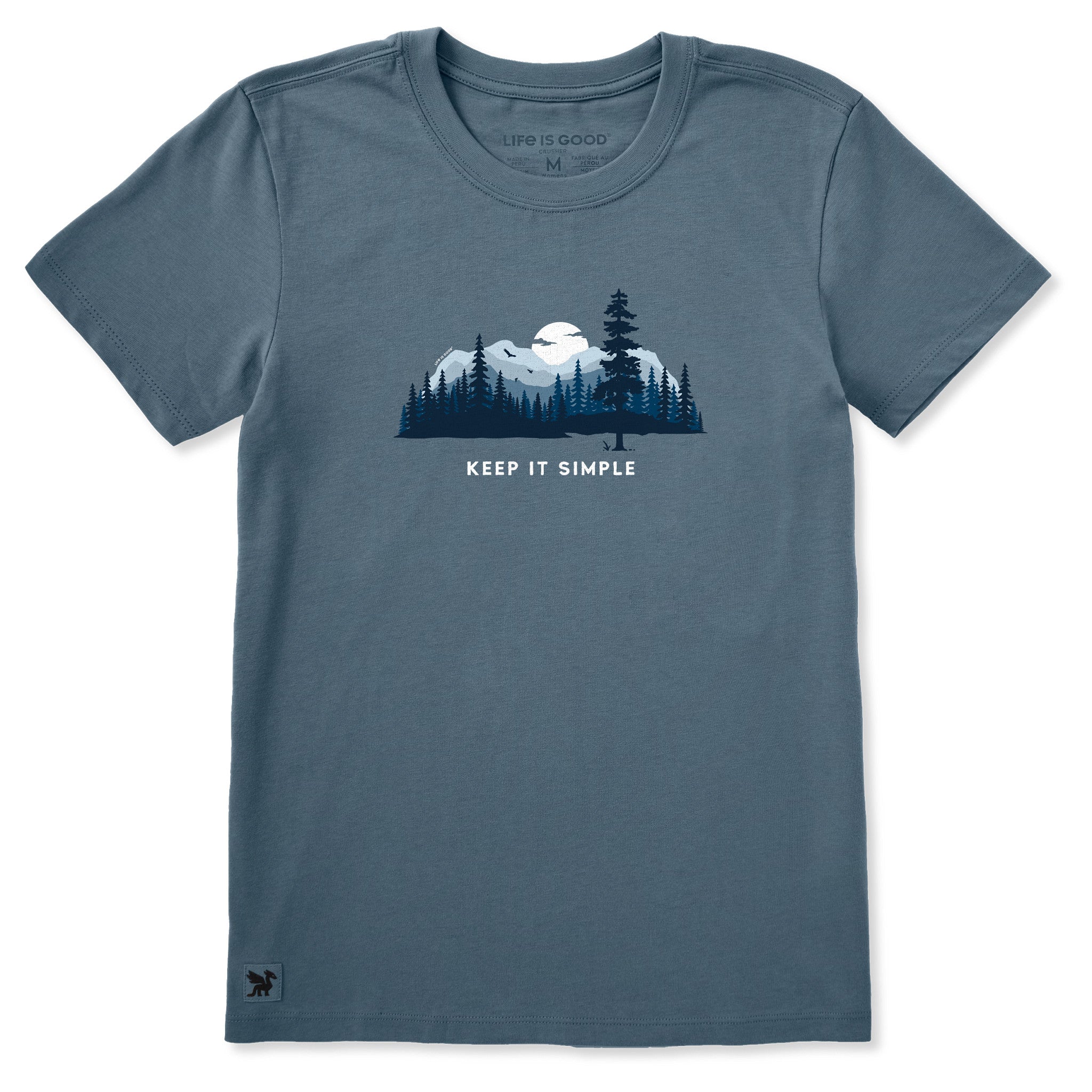 Women's Keep it Simple Evergreen Silo Short Sleeve Crusher Tee