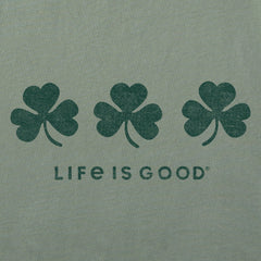 Kids Three Shamrocks Short Sleeve Crusher Tee