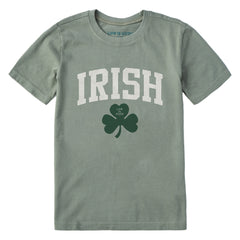 Kids Irish Clover Short Sleeve Crusher Tee