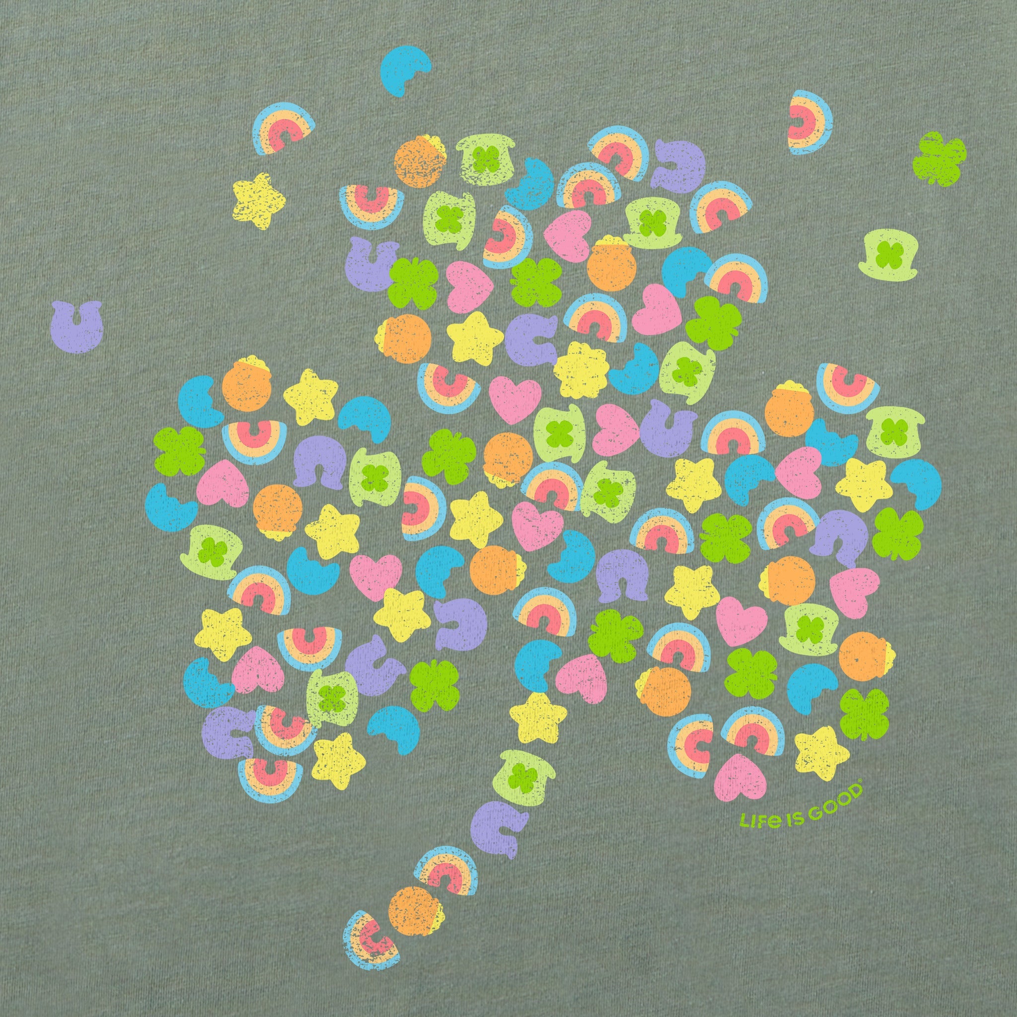 Kids Charmed Clover Short Sleeve Crusher Tee