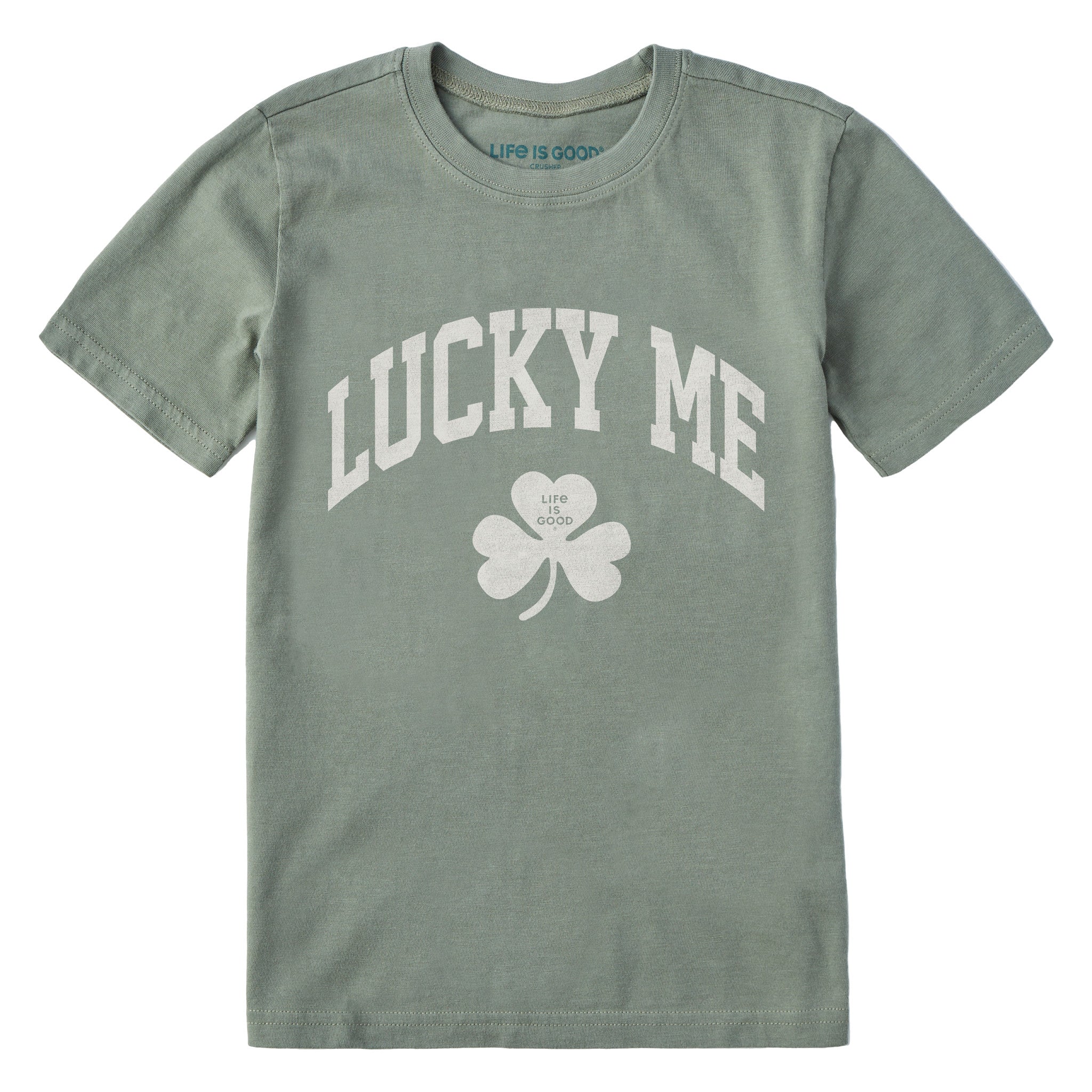 Kids Lucky Me Arch Short Sleeve Crusher Tee