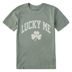 Kids Lucky Me Arch Short Sleeve Crusher Tee