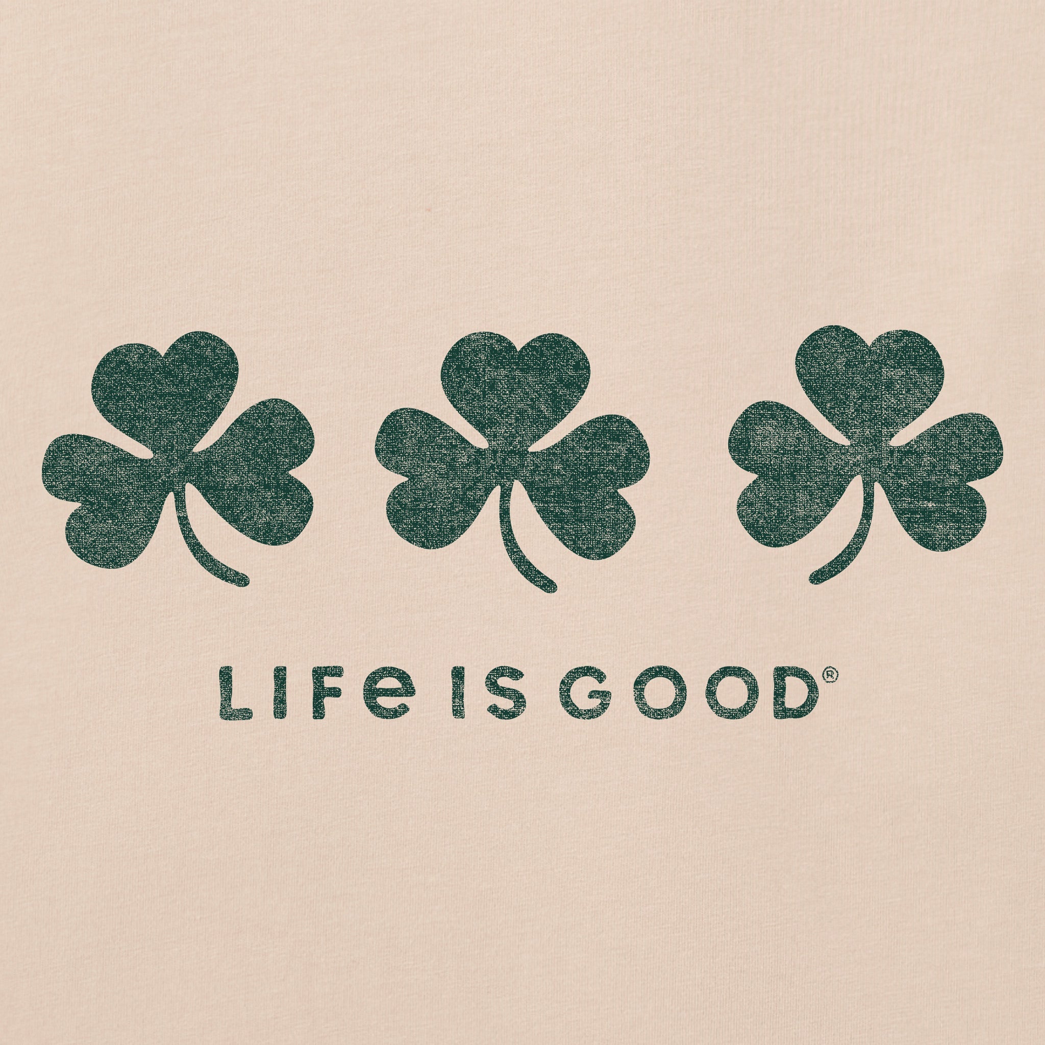 Men's Three Shamrocks Short Sleeve Crusher Tee
