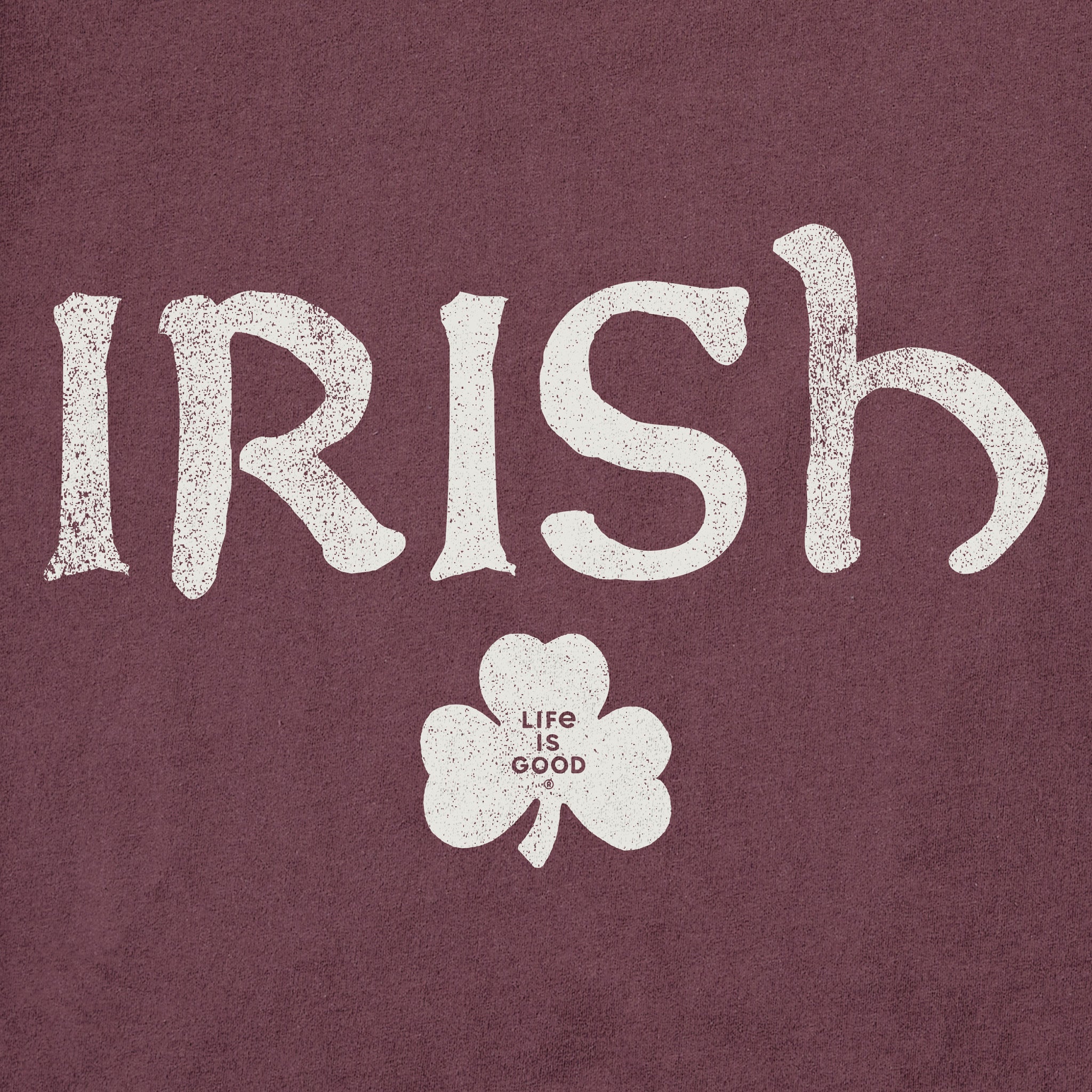 Men's Irish Clover 2 Long Sleeve Crusher Tee