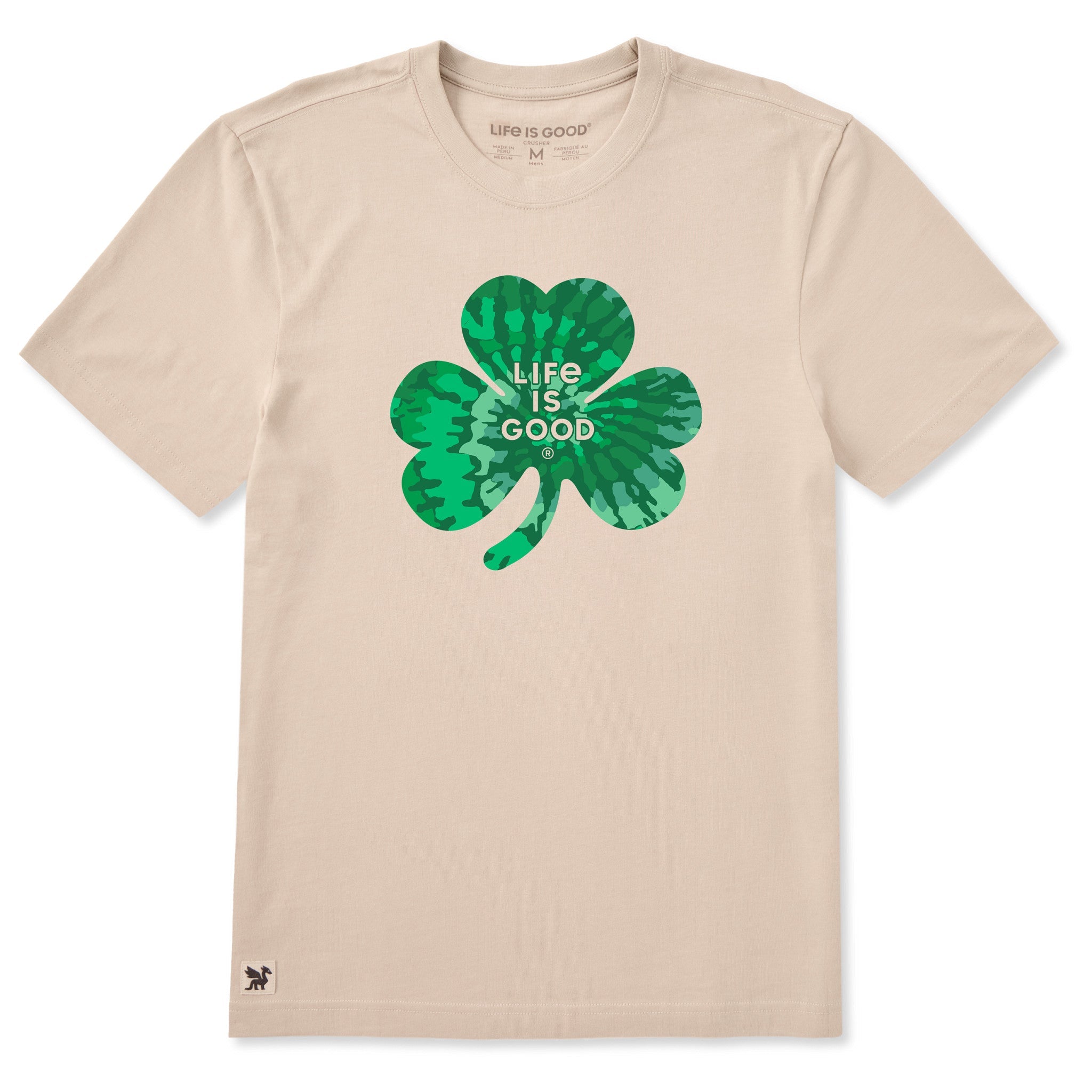 Men's Tie Dye Clover Short Sleeve Crusher Tee
