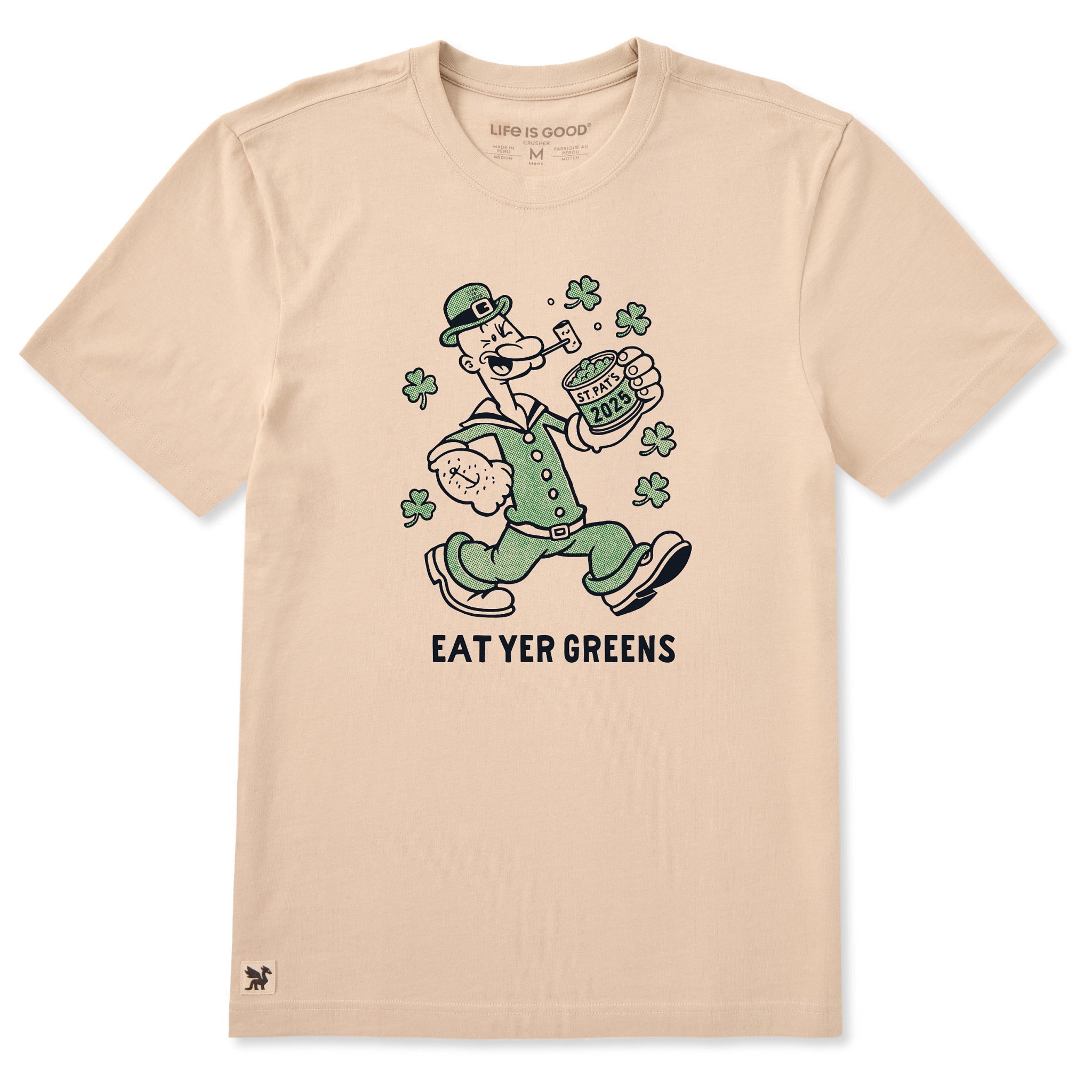 Men's Eat Yer Greens Short Sleeve Crusher Tee