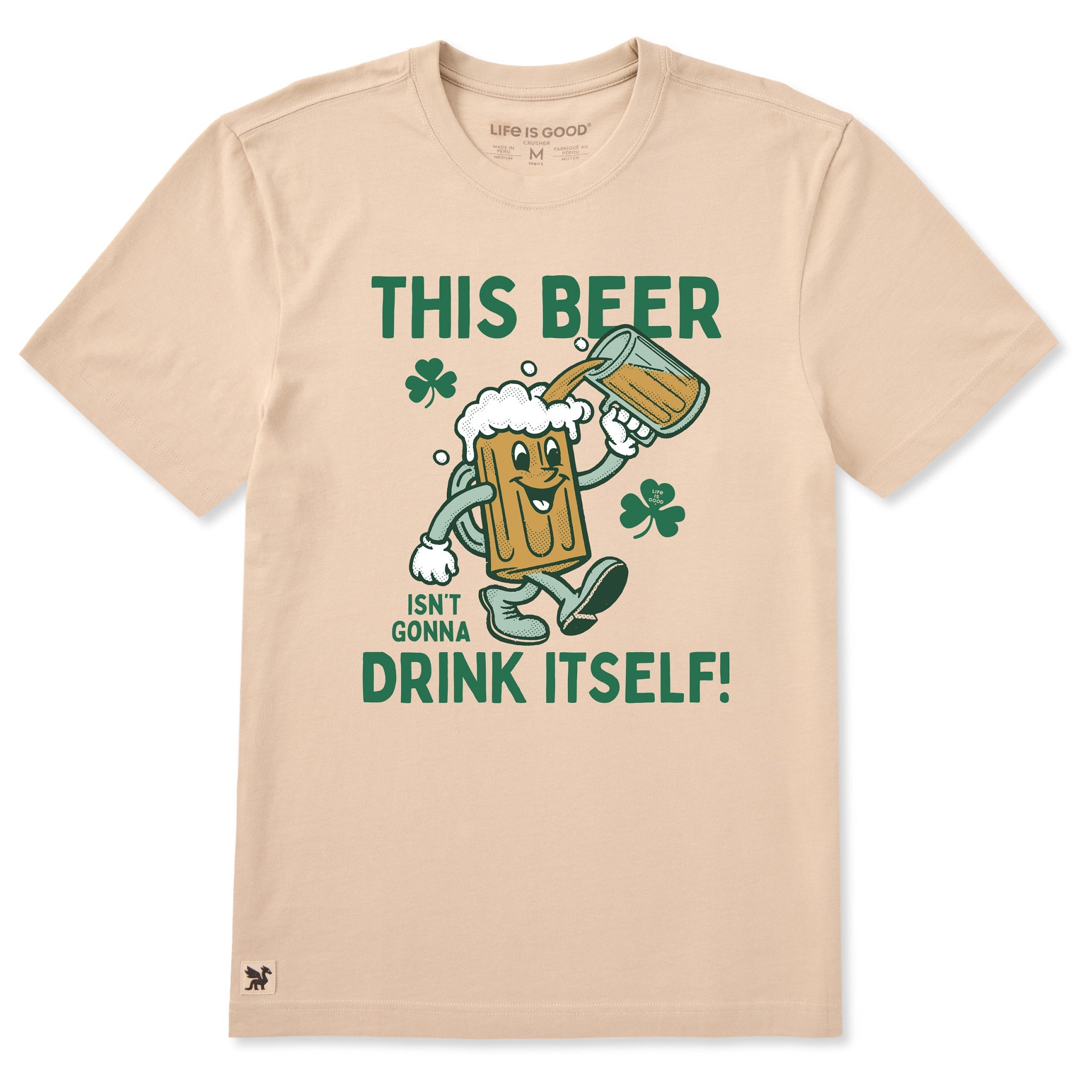 Men's This Beer Isn't Gonna Drink Itself Short Sleeve Crusher Tee