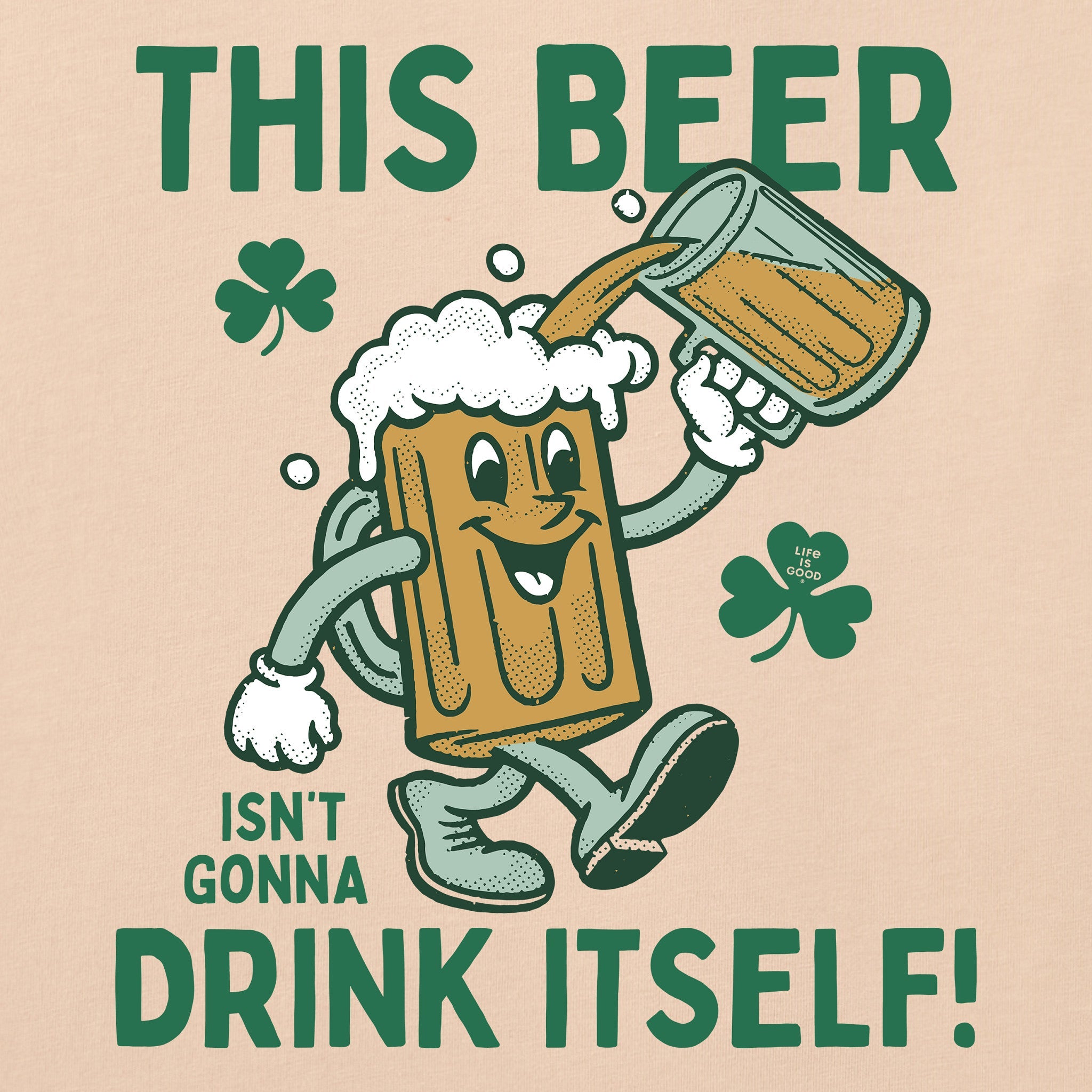 Men's This Beer Isn't Gonna Drink Itself Short Sleeve Crusher Tee
