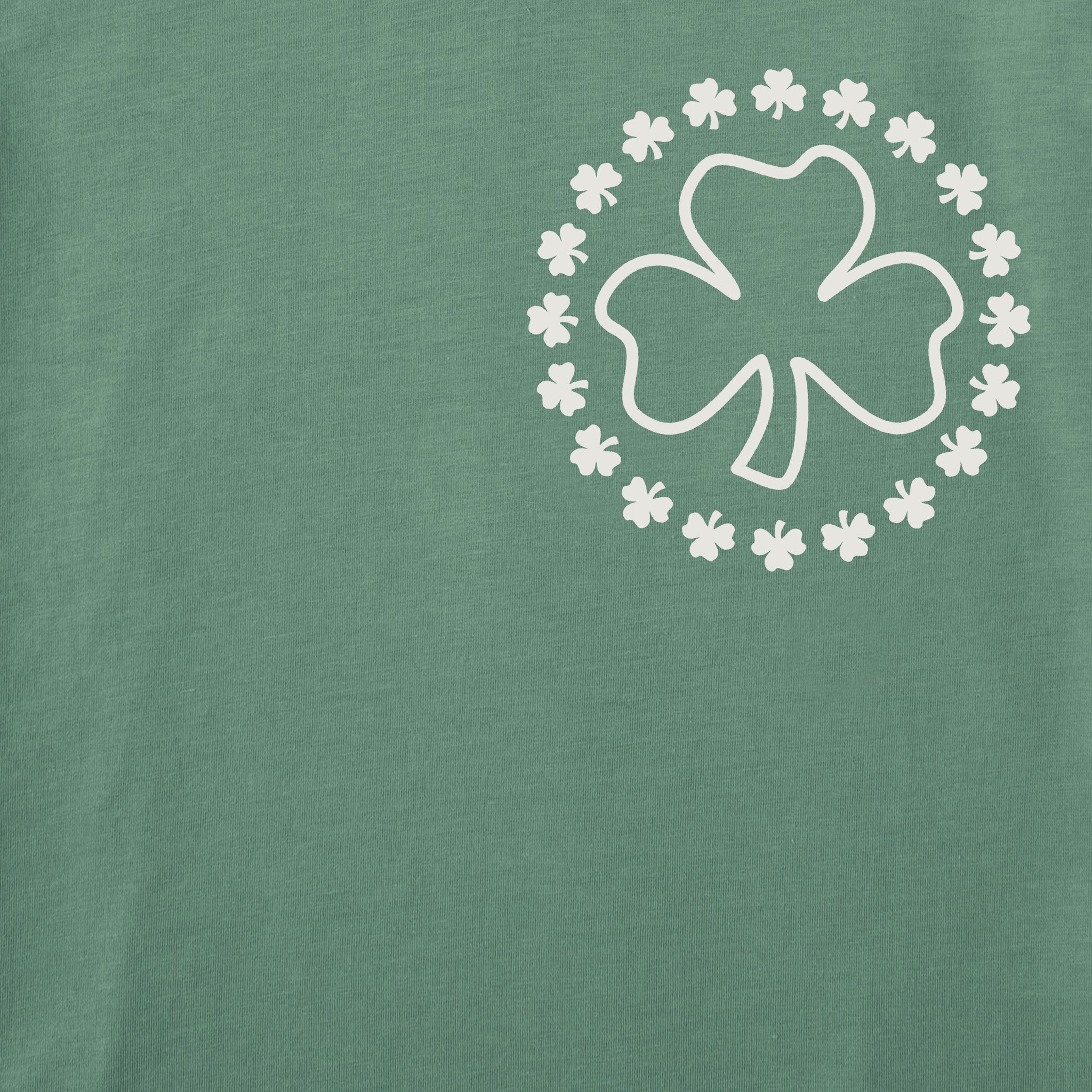 Men's Shamrock Mandala Short Sleeve Crusher Tee