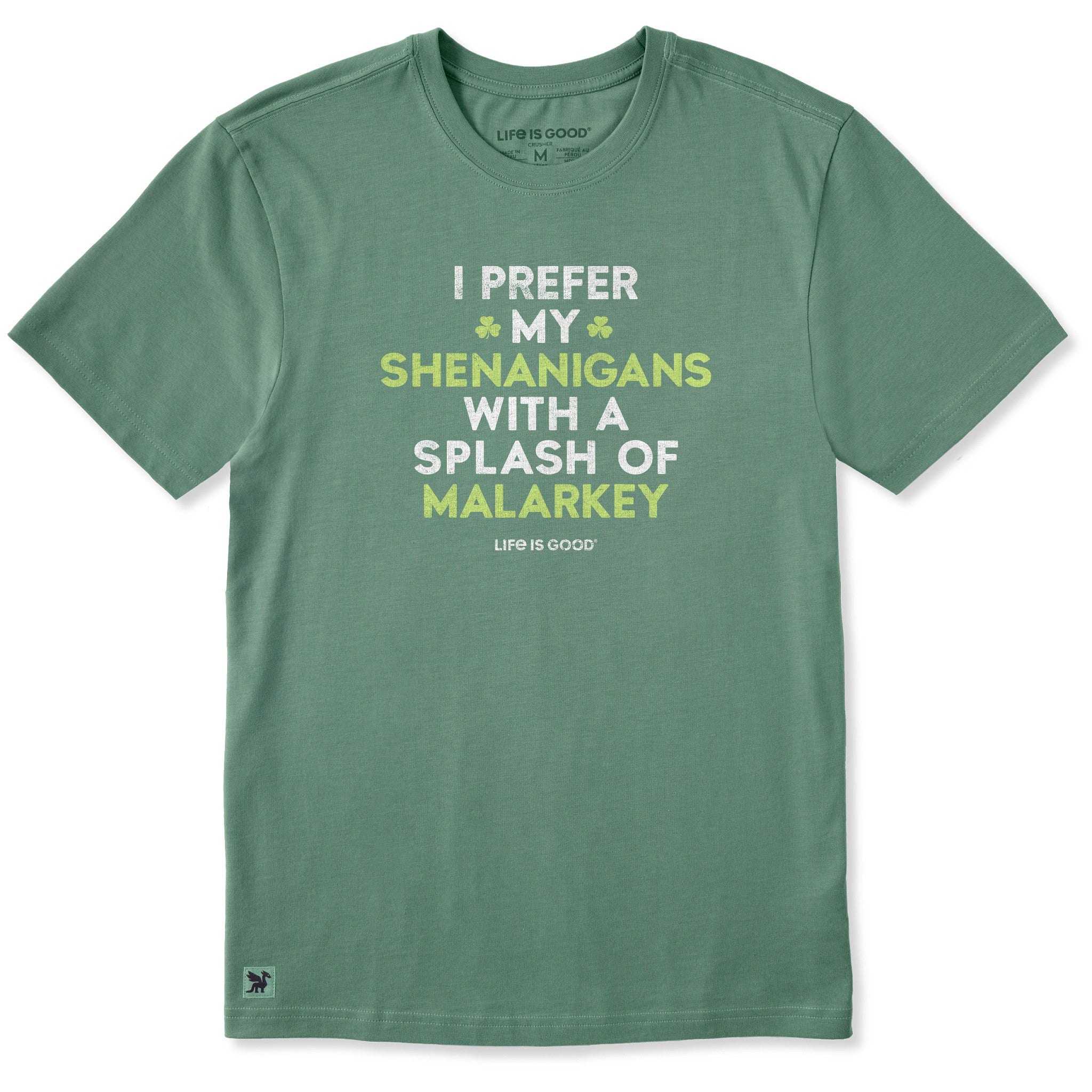 Men's Shenanigans with Malarkey Short Sleeve Crusher Tee