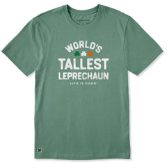 Men's World's Tallest Leprechaun Short Sleeve Crusher Tee