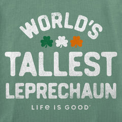 Men's World's Tallest Leprechaun Short Sleeve Crusher Tee