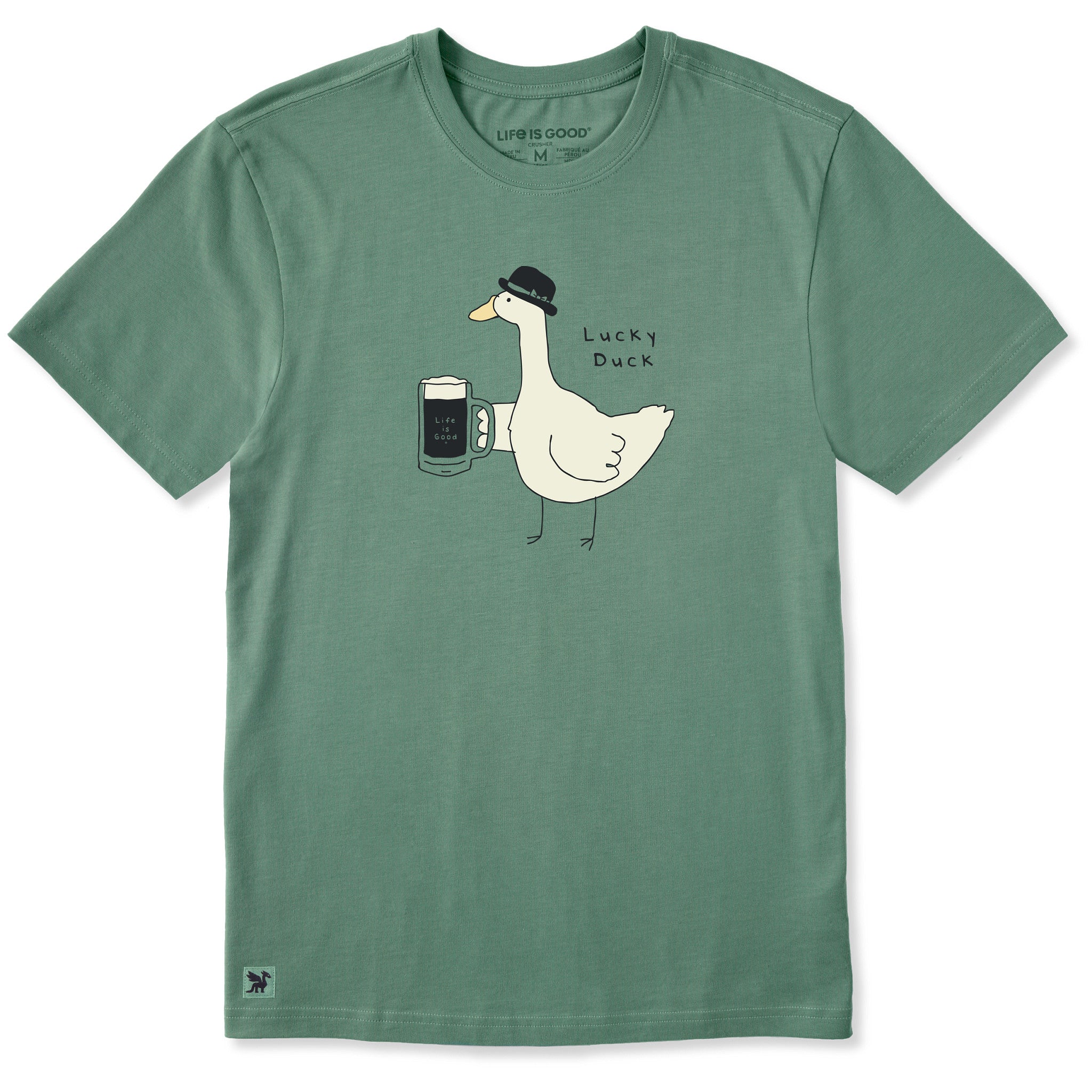Men's Lucky Duck St. Pat's Short Sleeve Crusher Tee