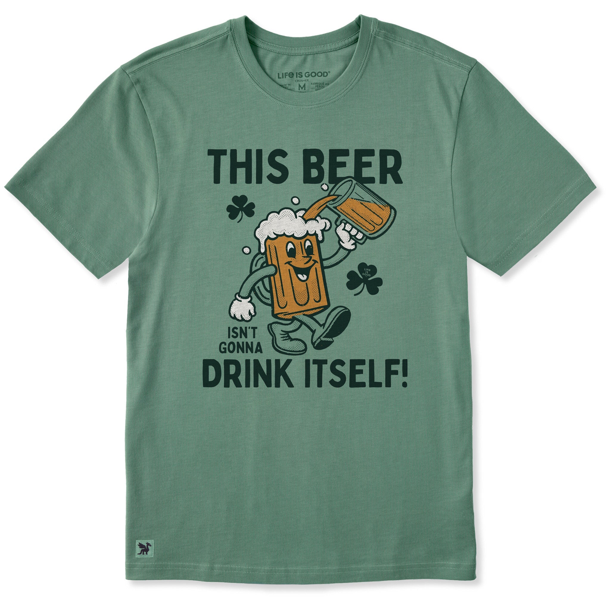 Men's This Beer Isn't Gonna Drink Itself Short Sleeve Crusher Tee