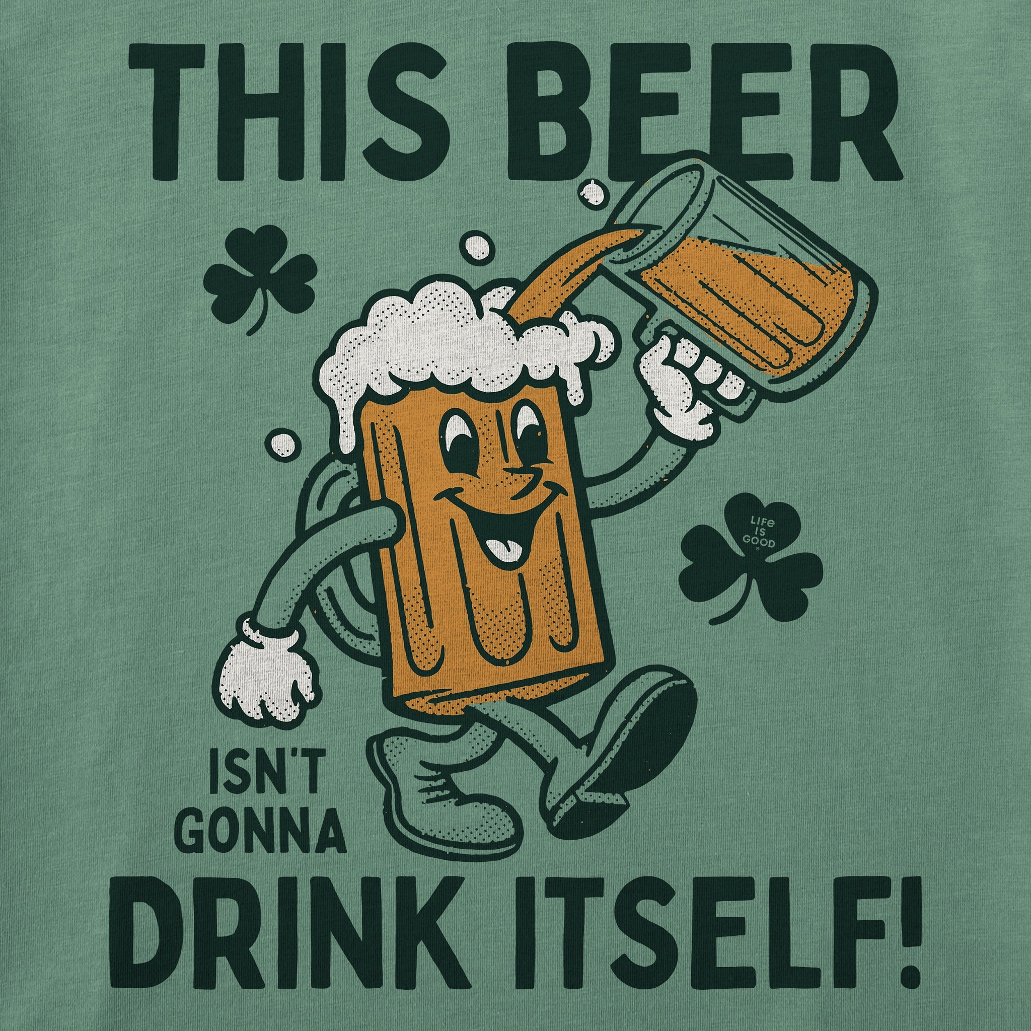 Men's This Beer Isn't Gonna Drink Itself Short Sleeve Crusher Tee