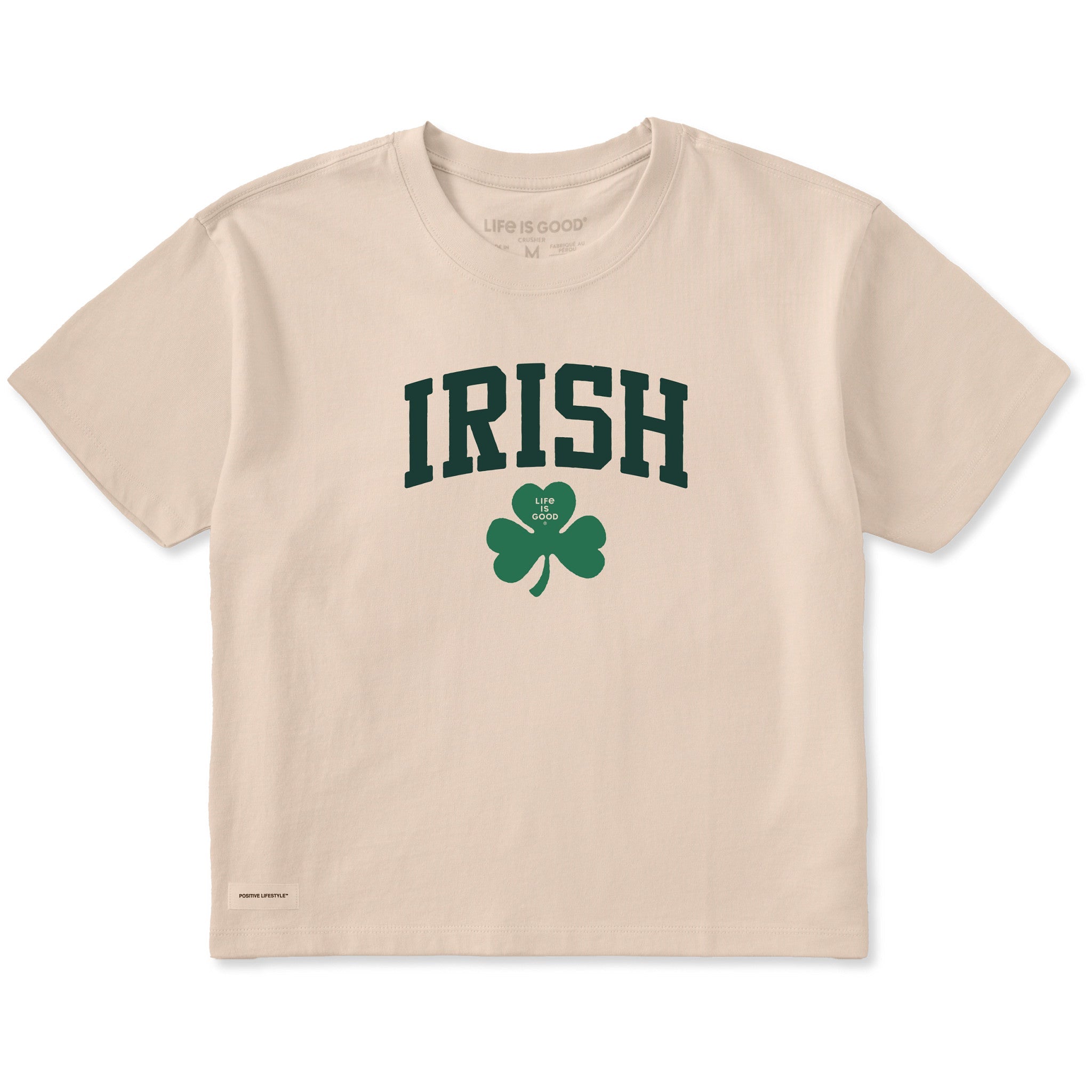 Women's Irish Clover Short Sleeve Crusher Boxy Tee