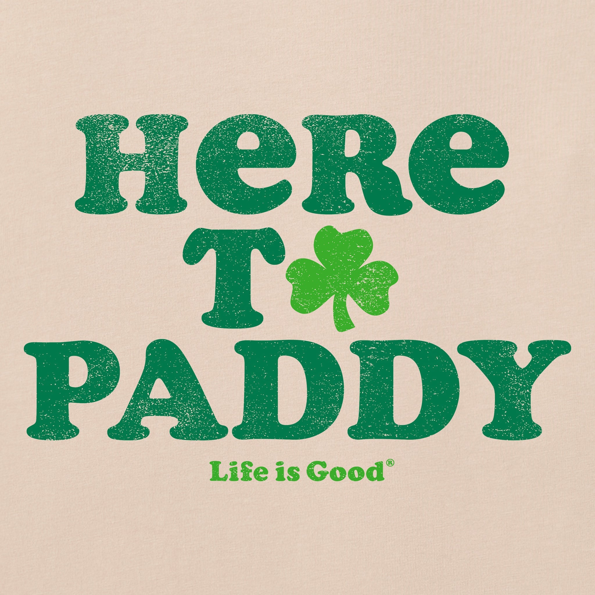Women's Cooper Here to Paddy Clover Short Sleeve Crusher Boxy Tee