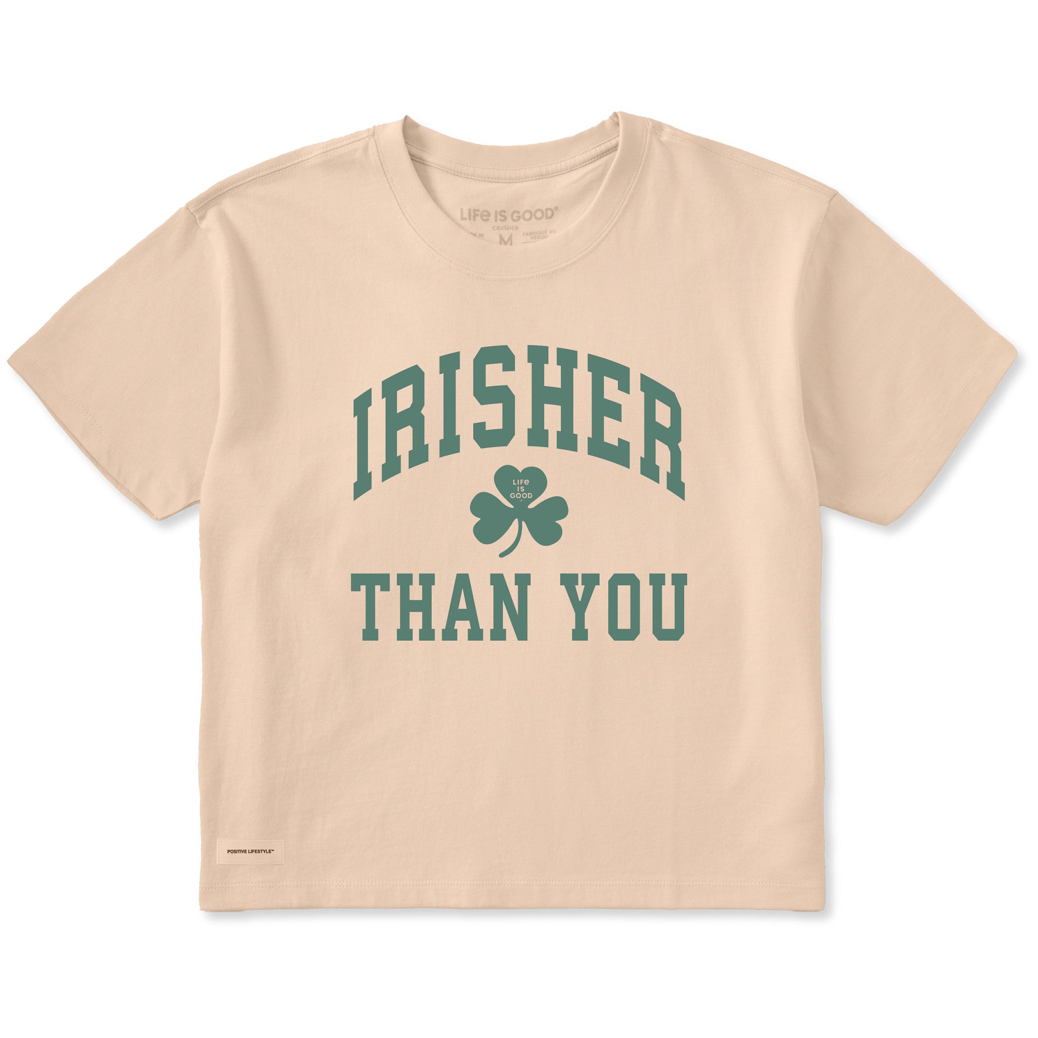 Women's Irisher Than You Arch Short Sleeve Crusher Boxy Tee