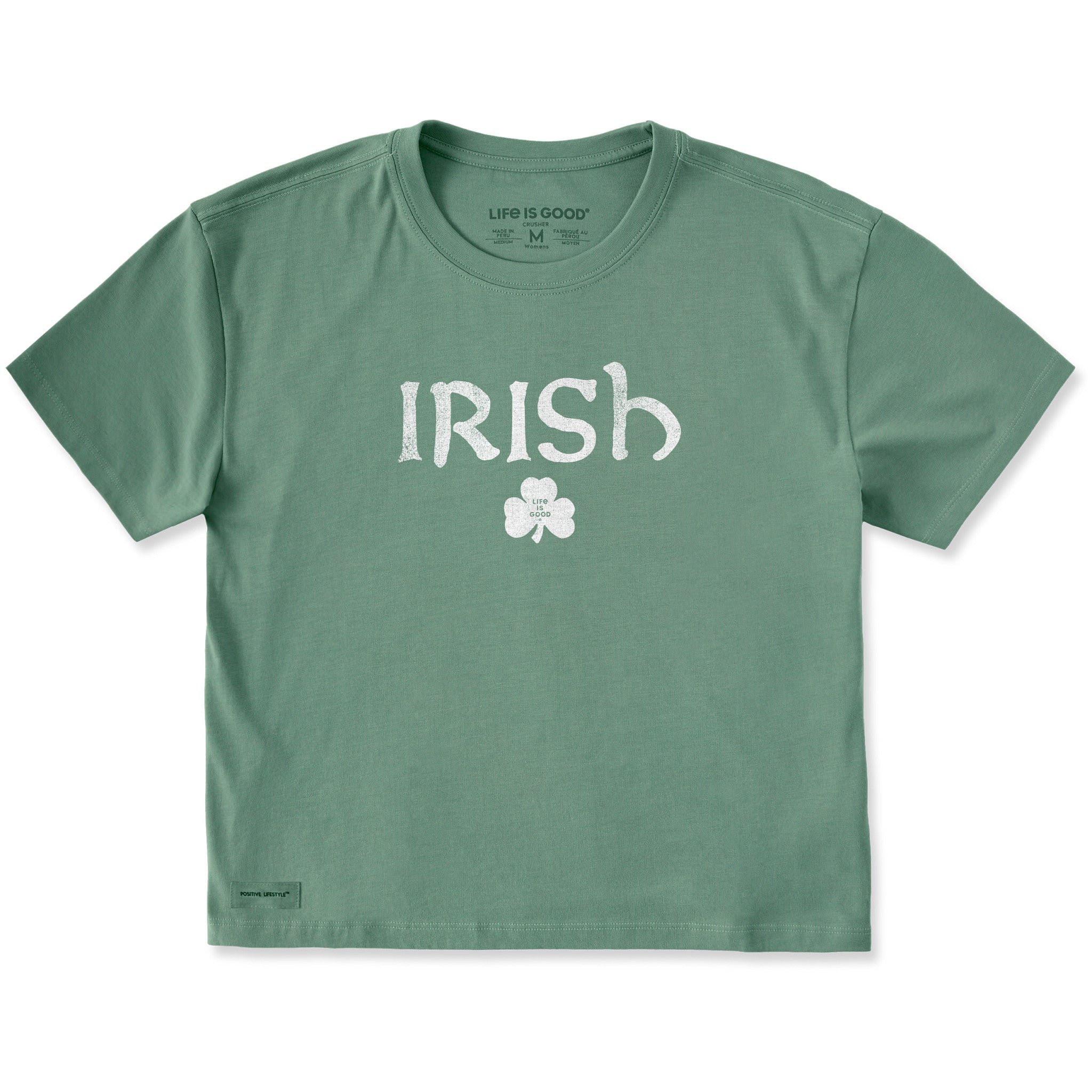 Women's Irish Clover 2 Short Sleeve Crusher Boxy Tee