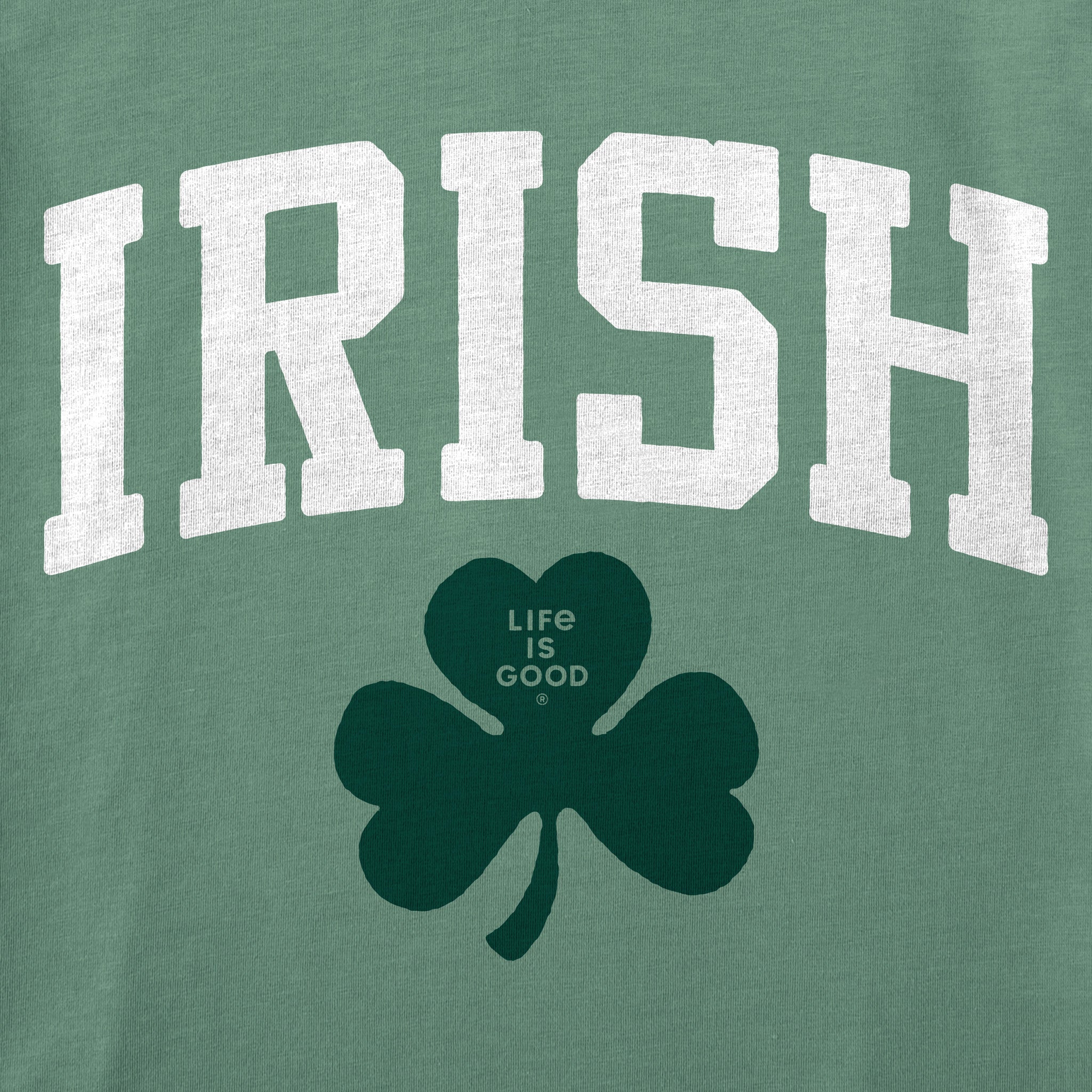 Women's Irish Clover Short Sleeve Crusher Boxy Tee