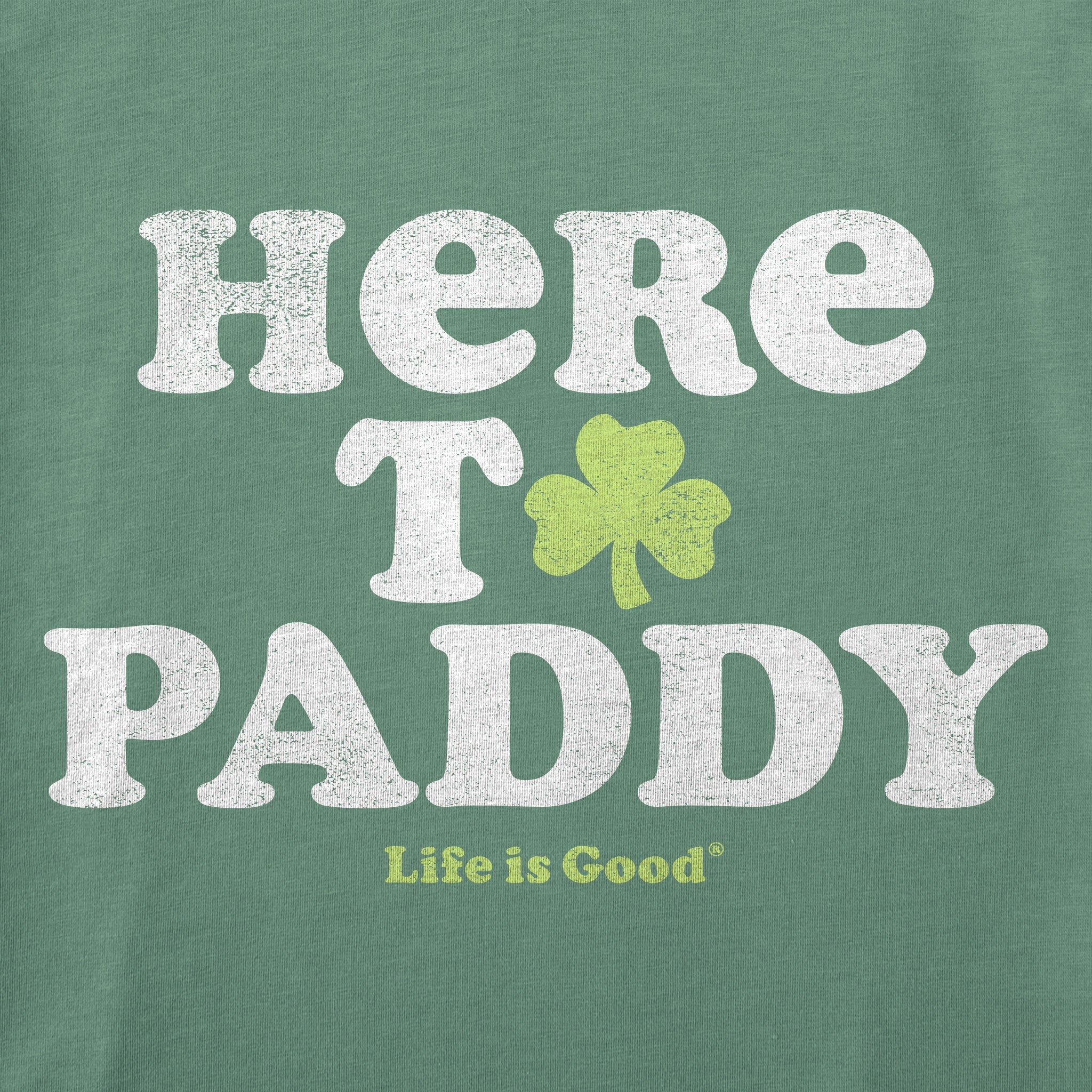Women's Cooper Here to Paddy Clover Short Sleeve Crusher Boxy Tee