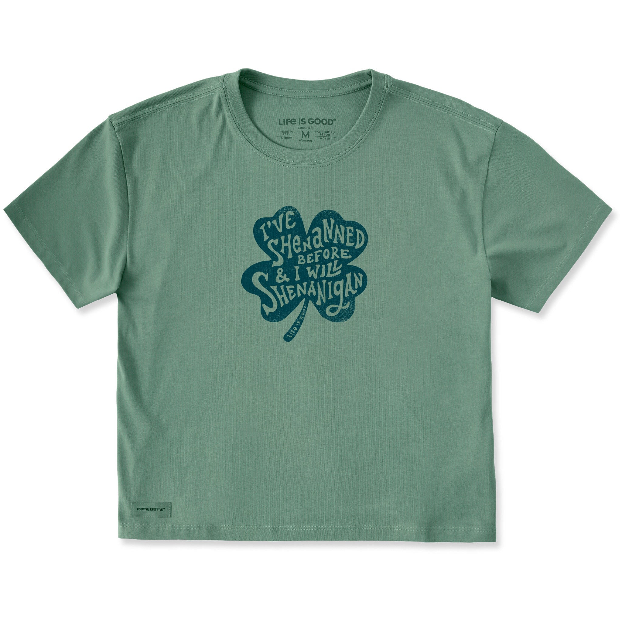 Women's I Will Shenanigan Short Sleeve Crusher Boxy Tee