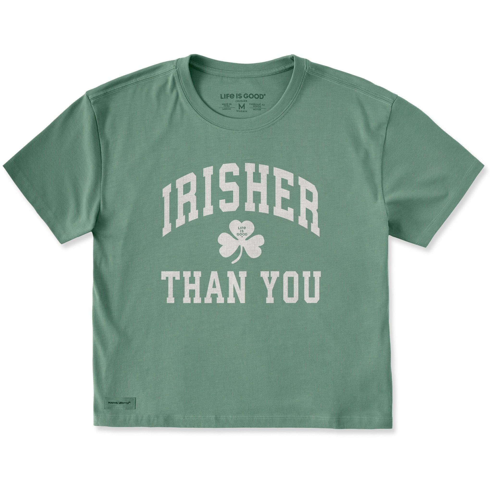 Women's Irisher Than You Arch Short Sleeve Crusher Boxy Tee