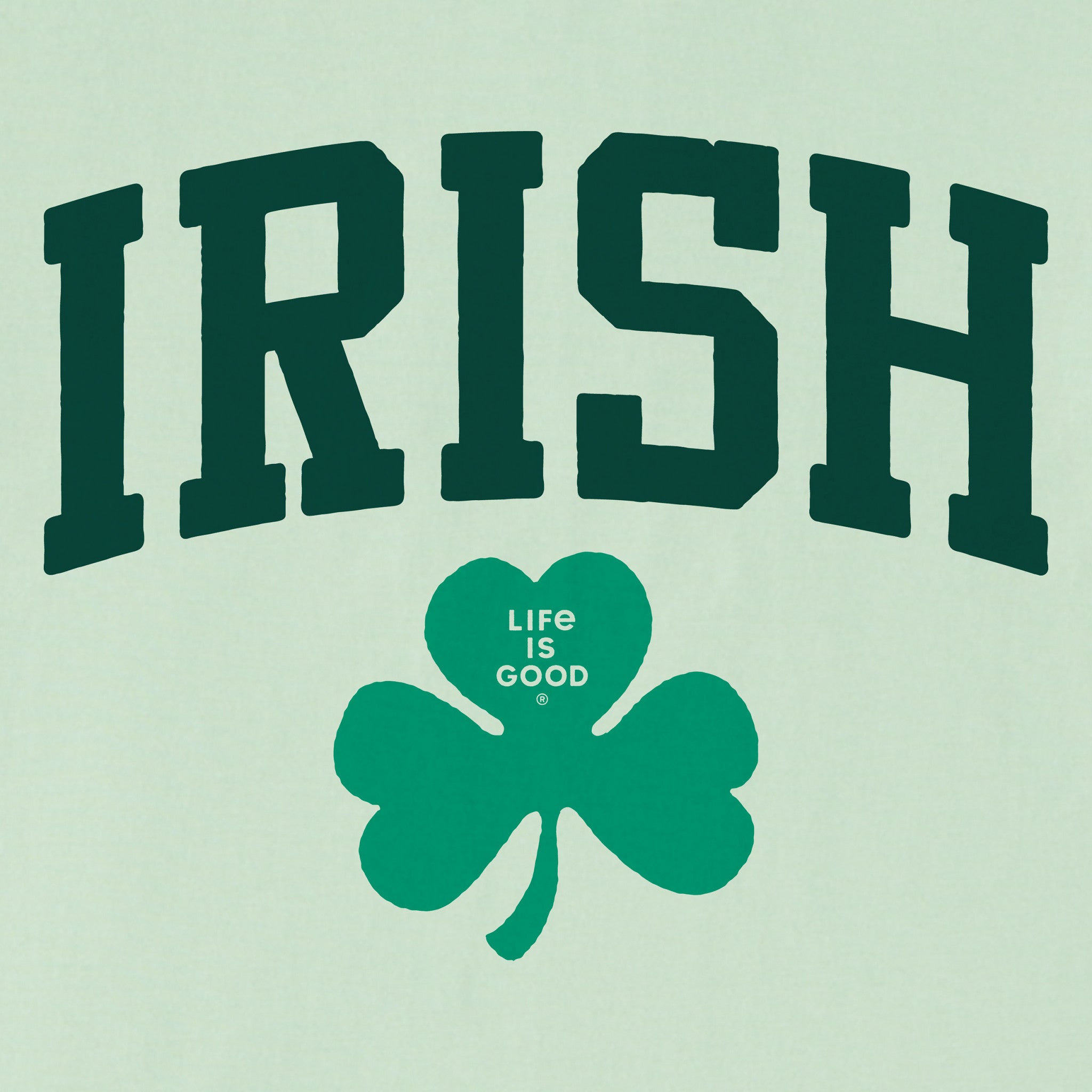 Women's Irish Clover Short Sleeve Crusher Boxy Tee