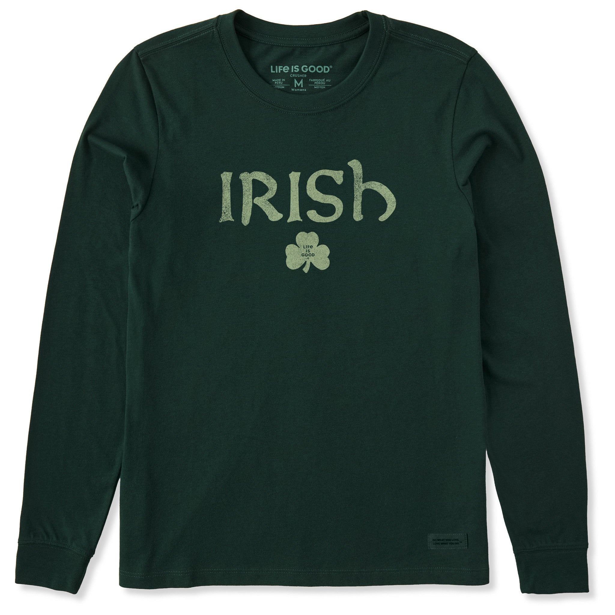 Women's Irish Clover 2 Long Sleeve Crusher Tee