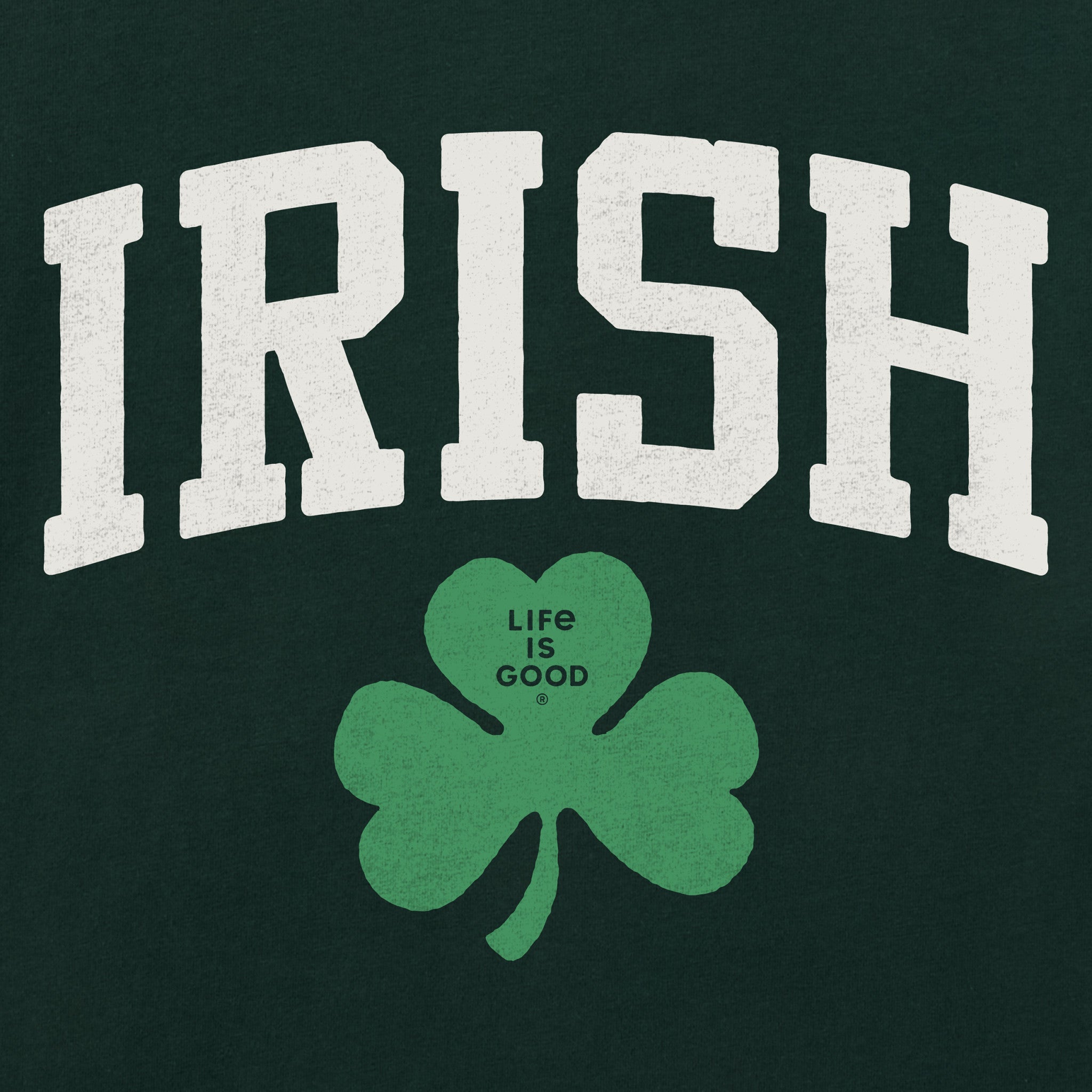 Women's Irish Clover Long Sleeve Crusher Tee