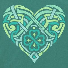 Women's Celtic Heart Long Sleeve Crusher Boxy Tee