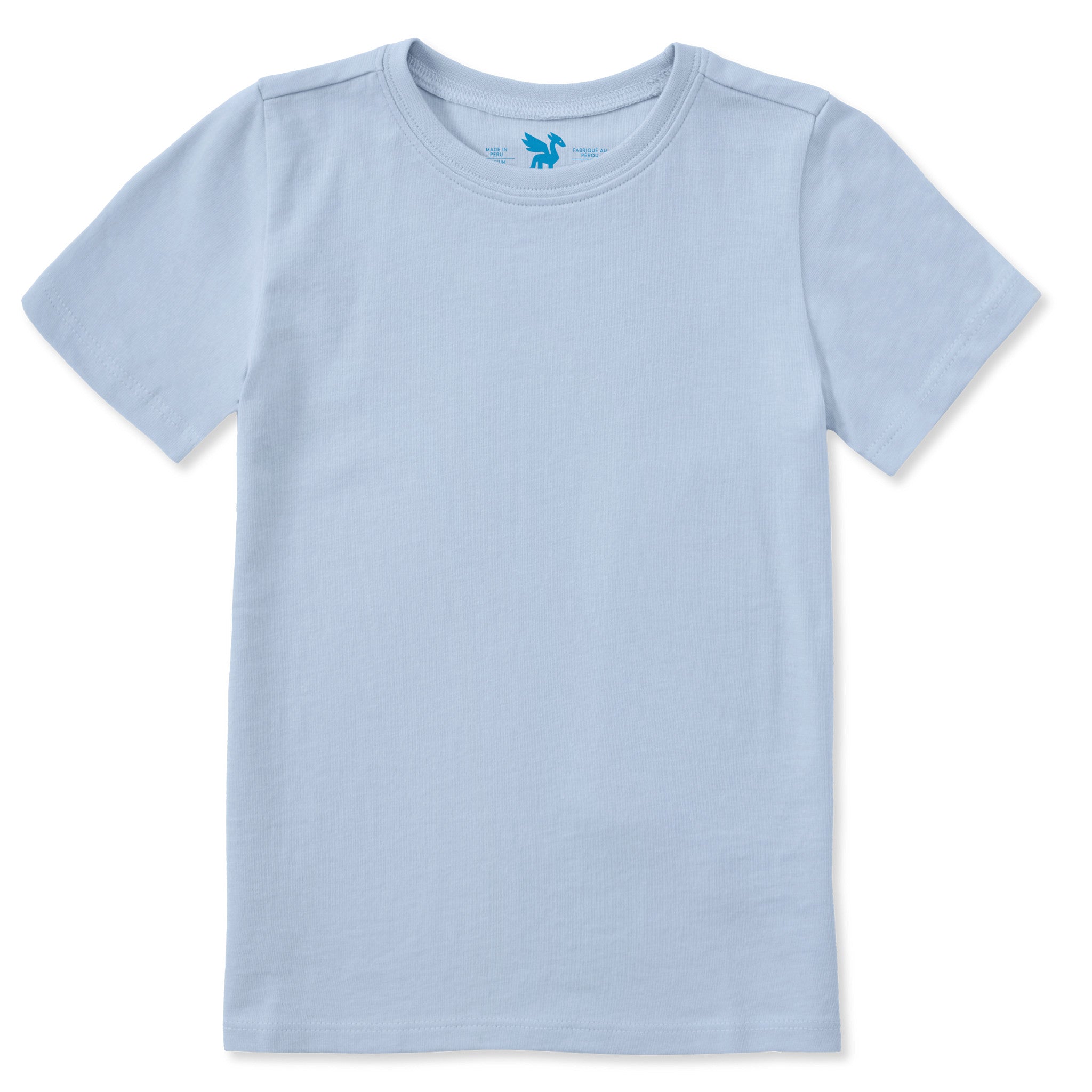 Kids Solid Short Sleeve Crusher Tee