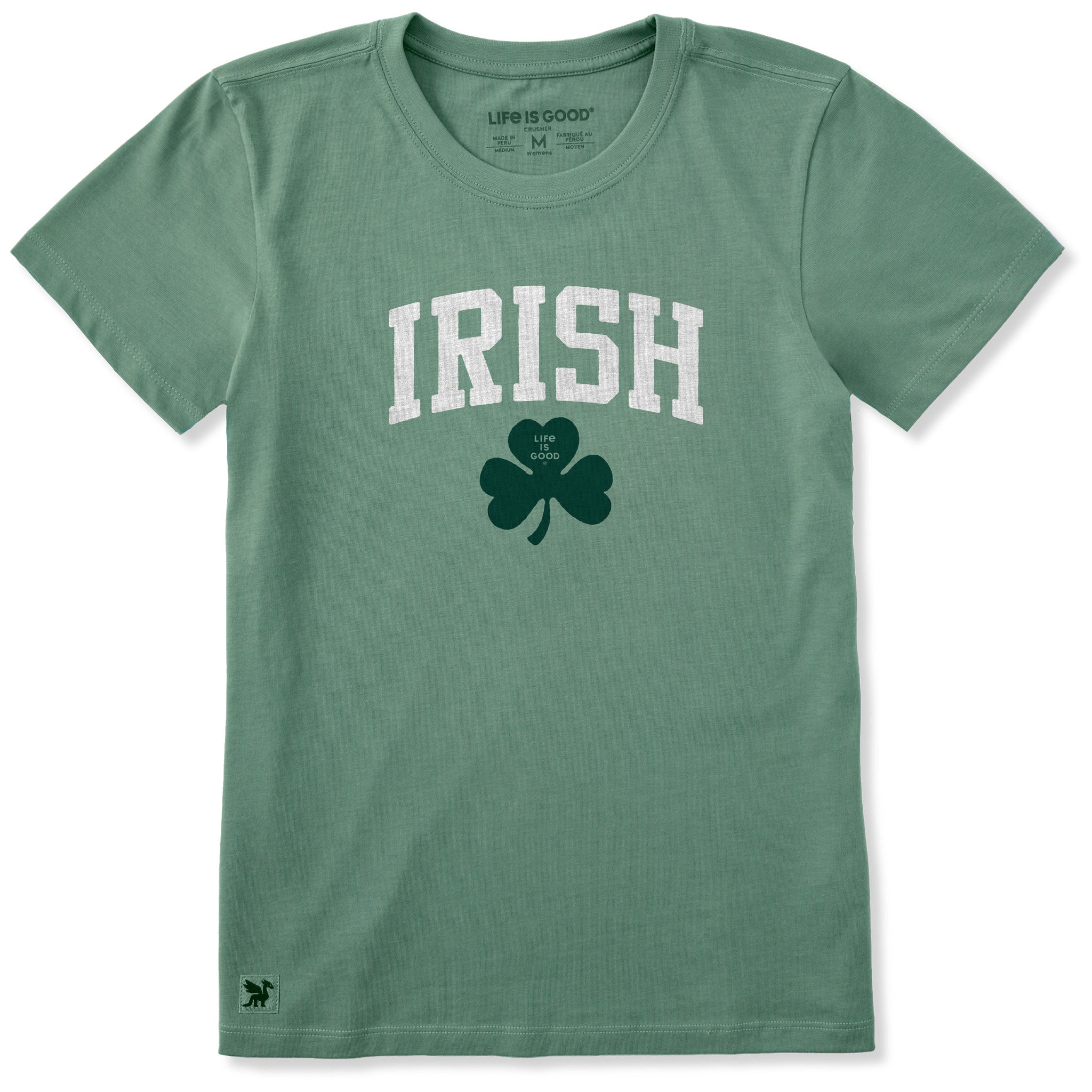 Women's Irish Clover Short Sleeve Crusher Tee