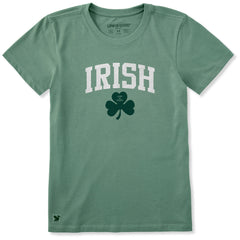Women's Irish Clover Short Sleeve Crusher Tee