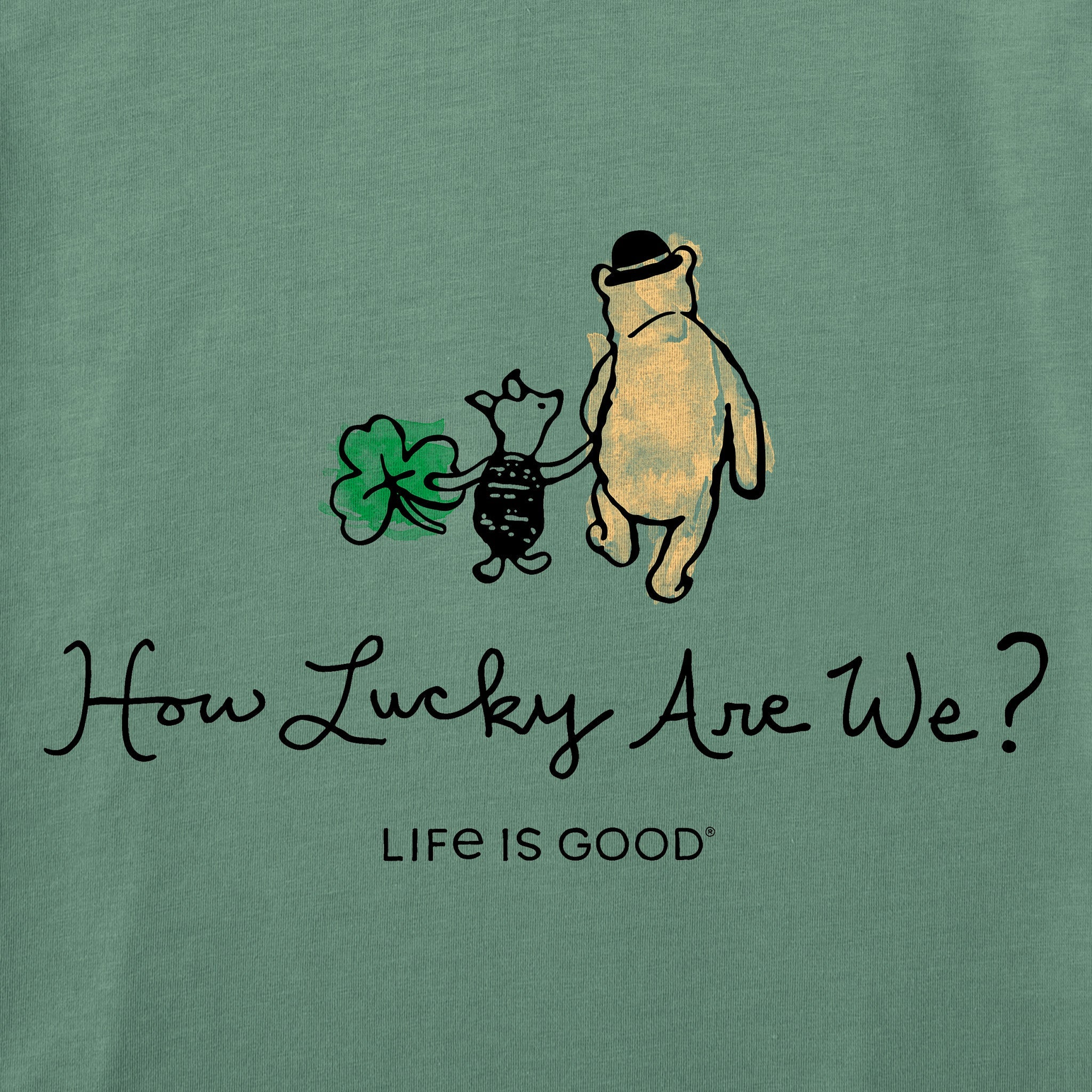 Women's How Lucky Are We Short Sleeve Crusher Tee