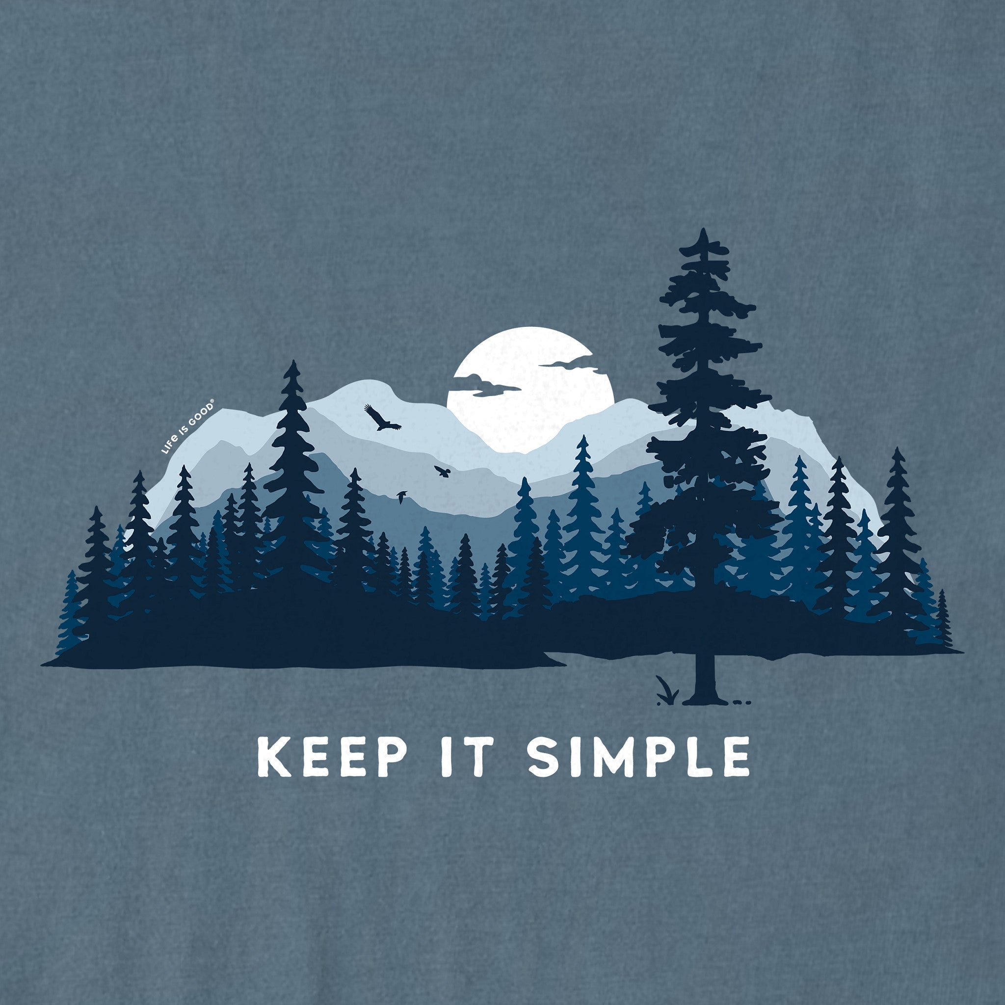 Men's Keep it Simple Evergreen Silo Short Sleeve Tee