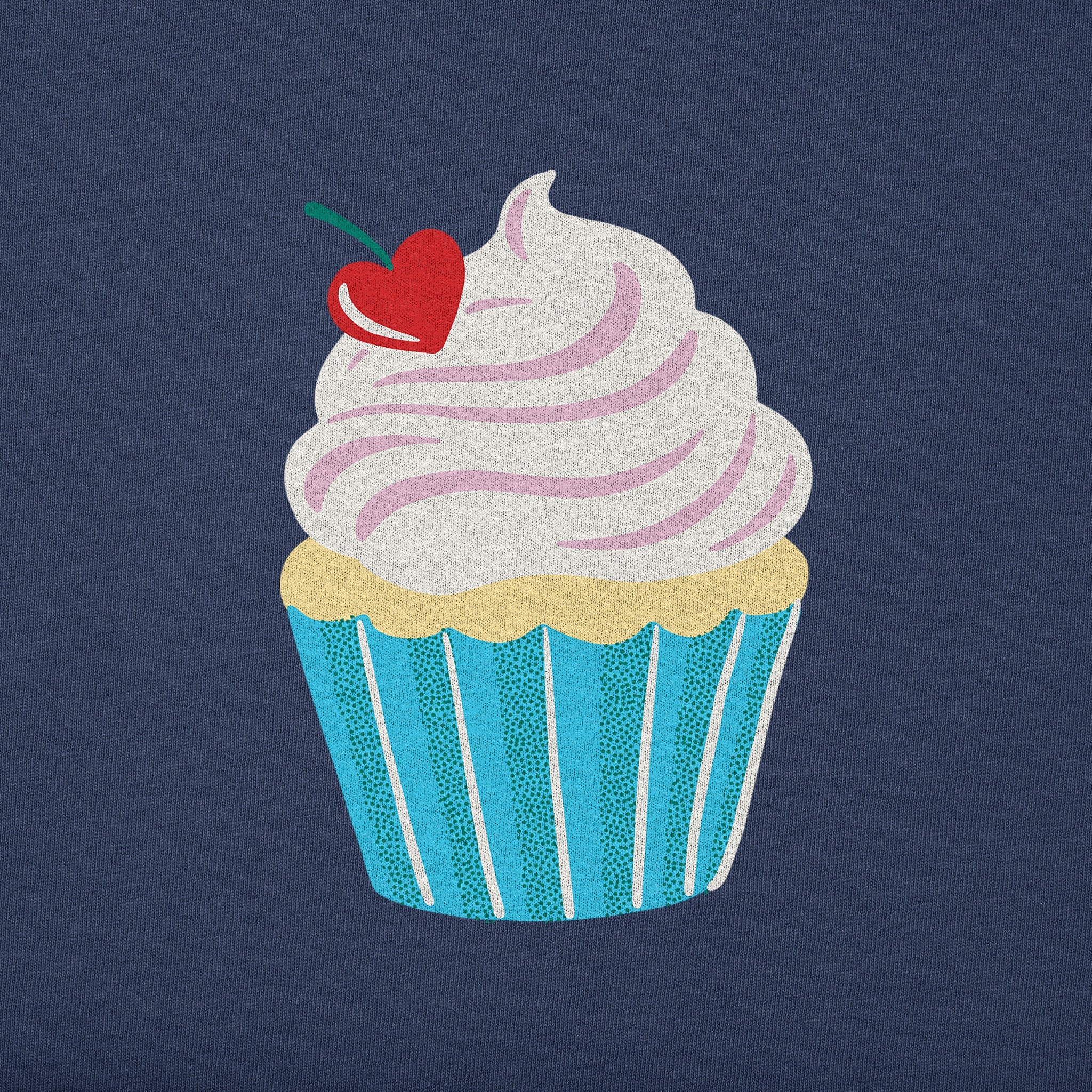 Kids Lovely Lil' Cupcake Short Sleeve Crusher Tee