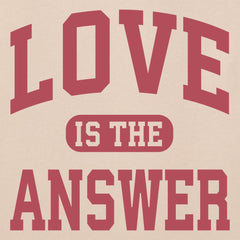 Men's Love is the Answer Arch Short Sleeve Crusher Tee