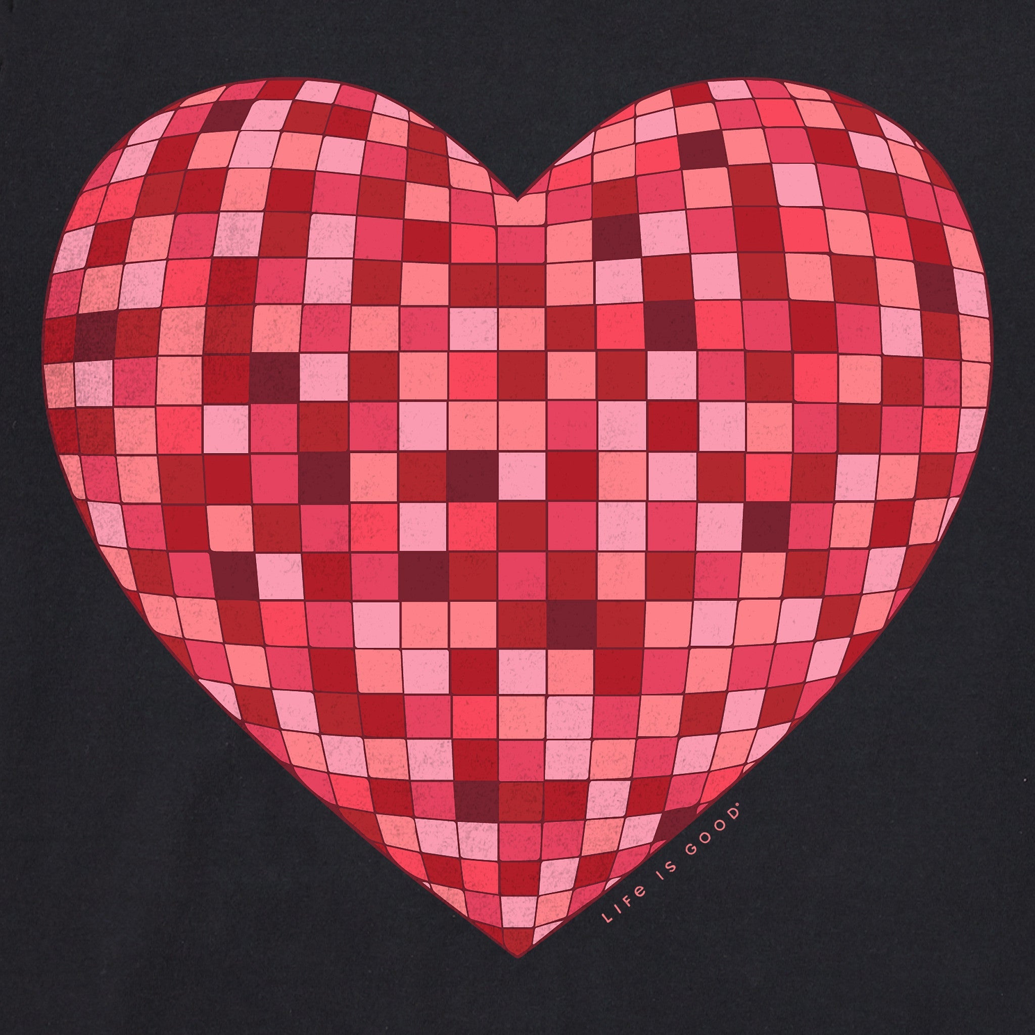 Women's Left my Heart at the Disco Short Sleeve Crusher Boxy Tee