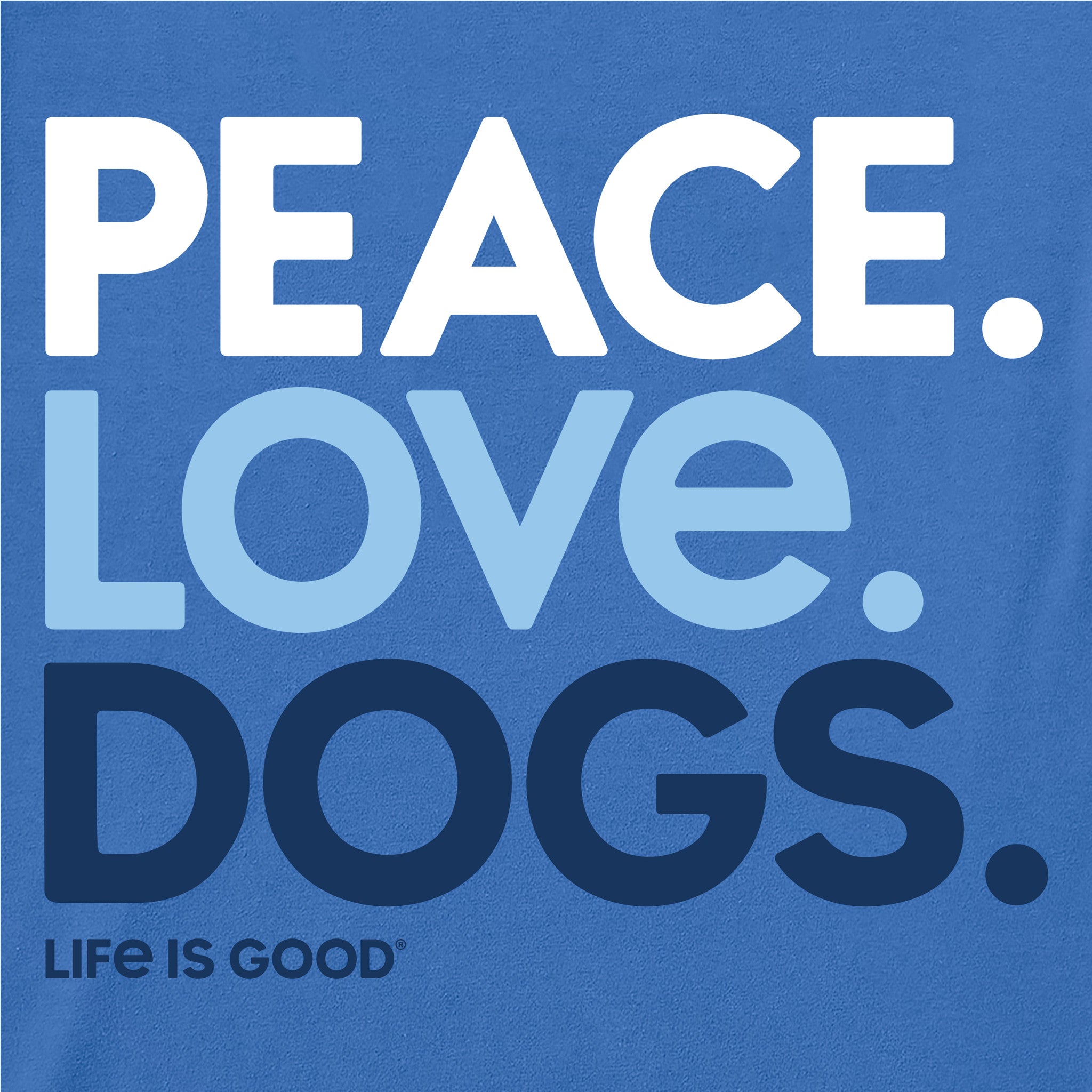 Men's Peace Love Dogs Short Sleeve Crusher Tee
