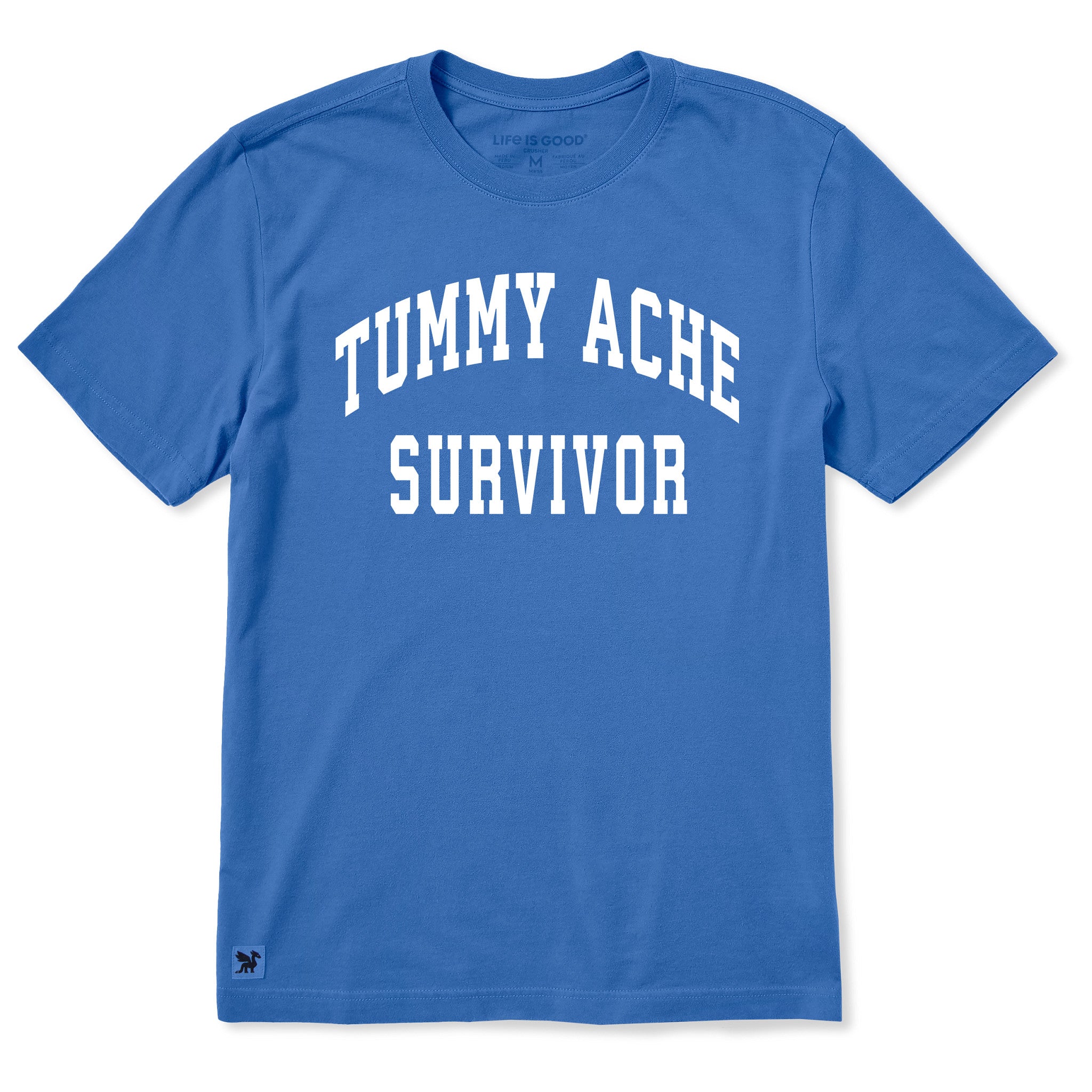 Men's Tummy Ache Survivor Arch Short Sleeve Crusher Tee