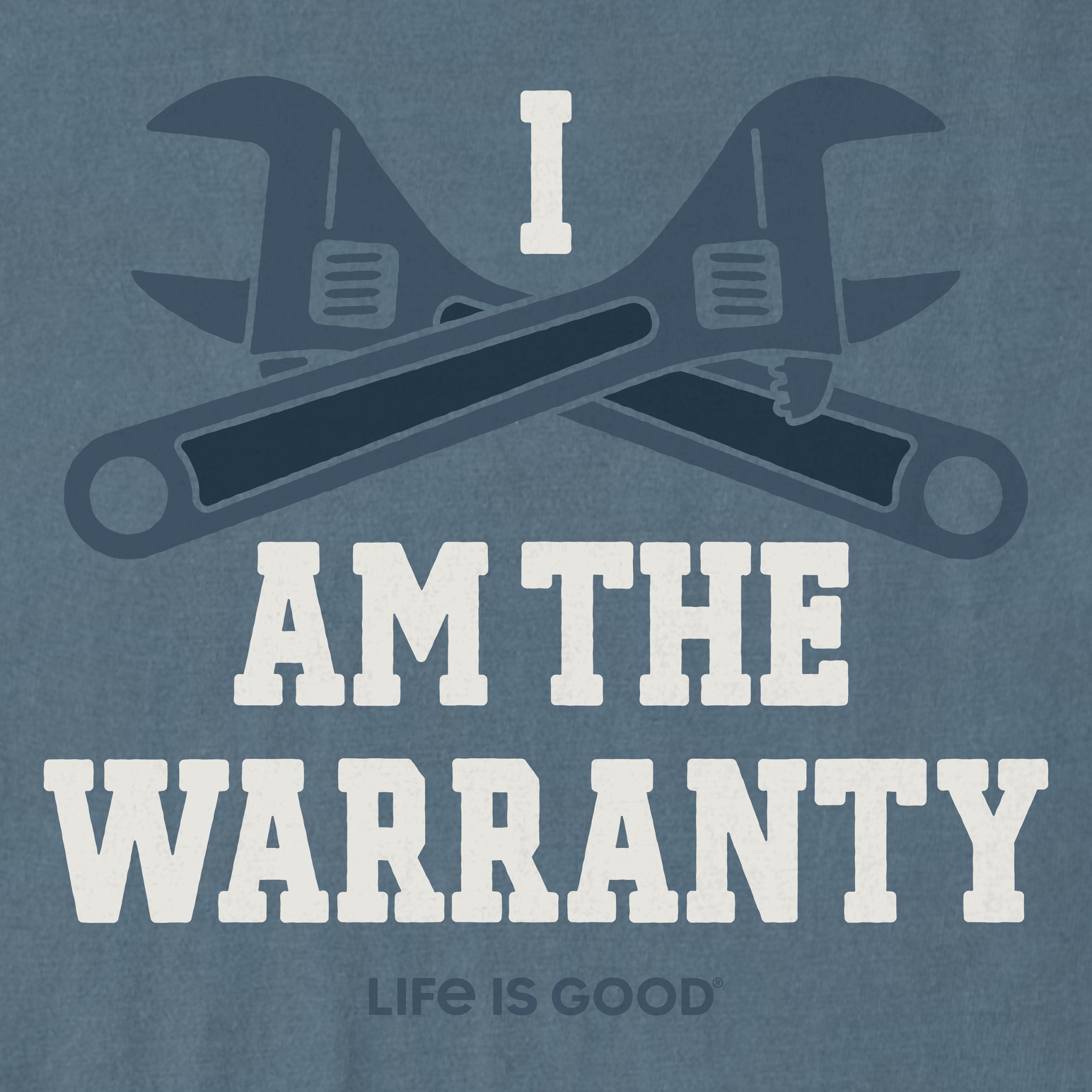 Men's I am the Warranty Short Sleeve Crusher Tee