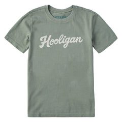 Kids Hooligan Script Short Sleeve Crusher Tee