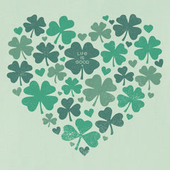 Kids Shamrock Heart Short Sleeve Crusher Tee