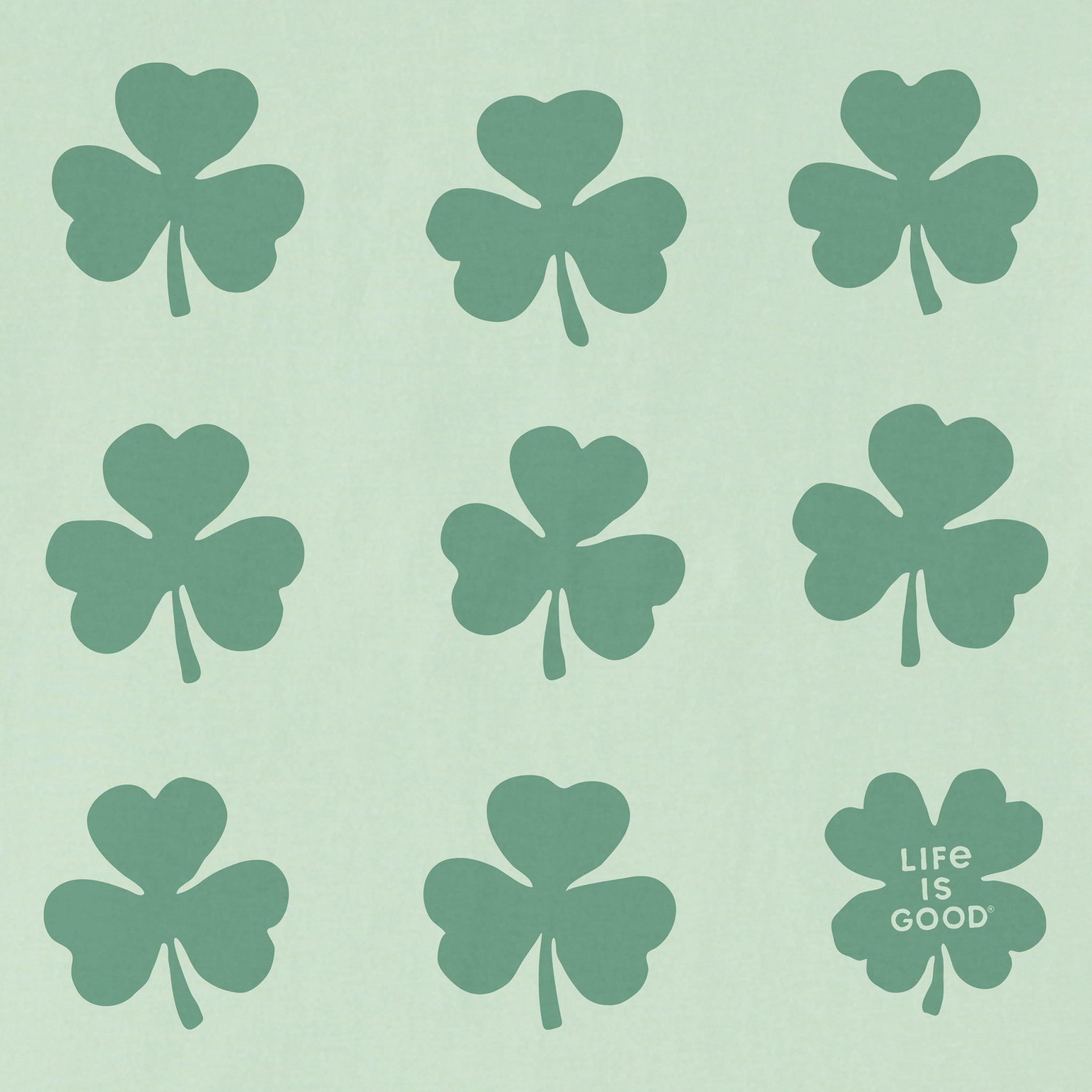 Kids Shamrock Grid Short Sleeve Crusher Tee